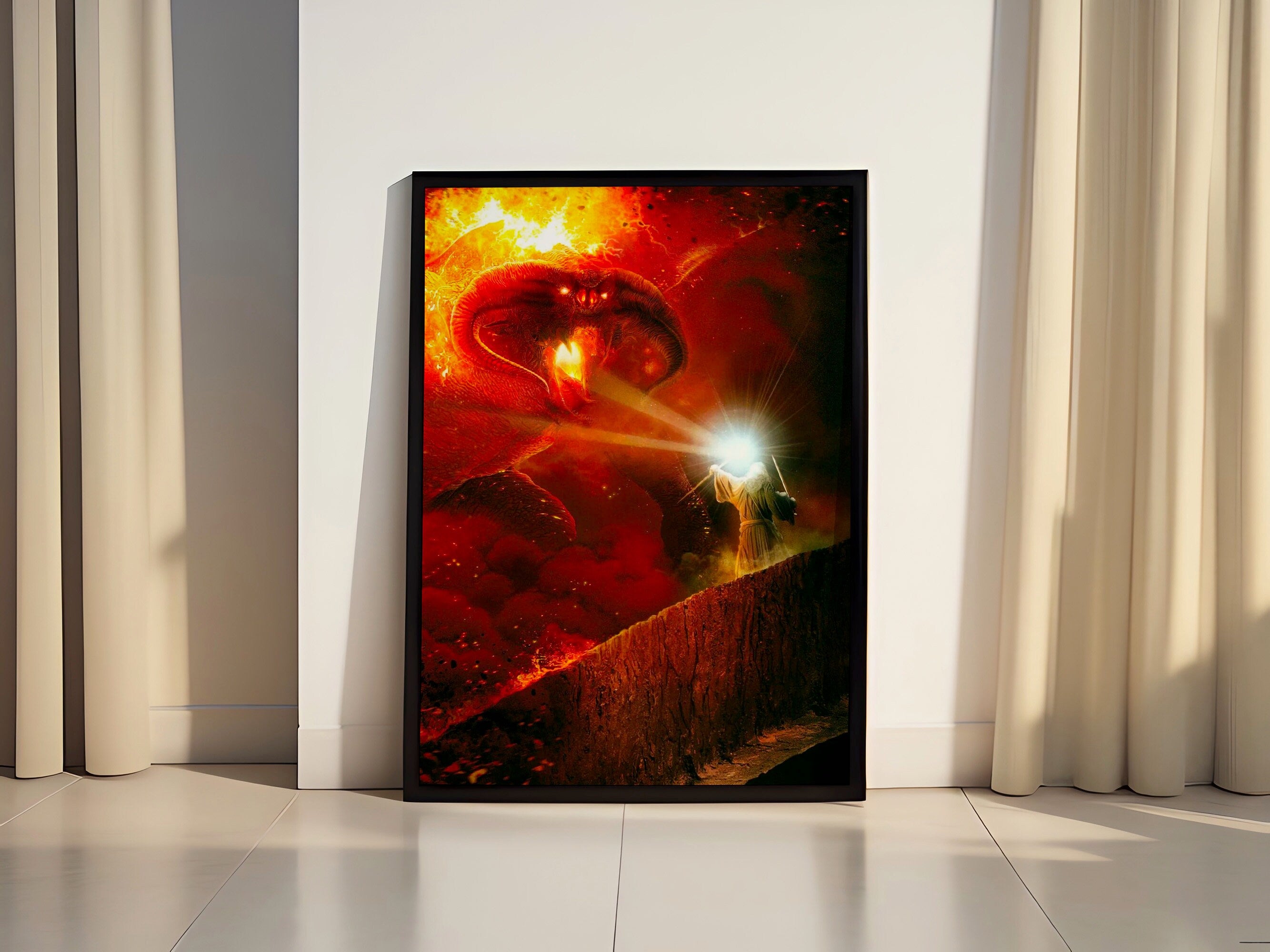 Lord of the Rings Gandalf Canvas Wall Art