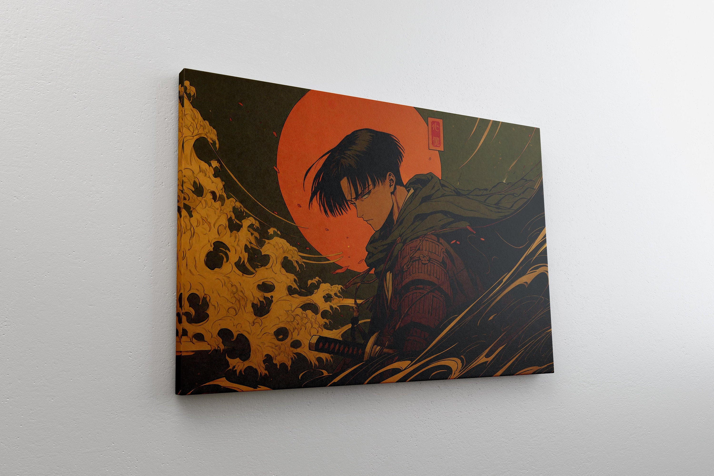 Anime Levi Ackerman Canvas Art