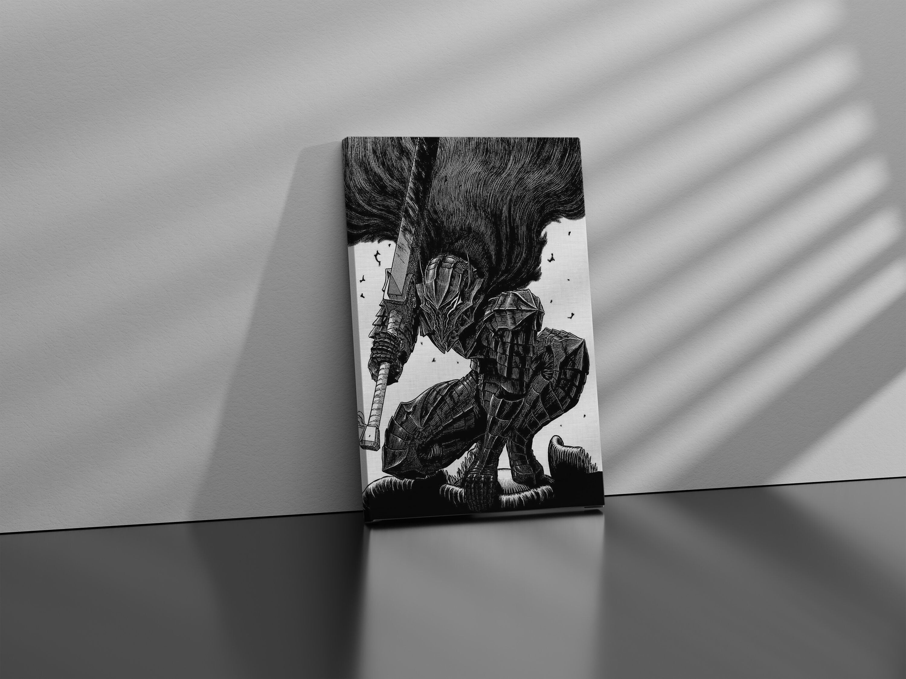 Anime Berserk Guts Canvas Wall Art