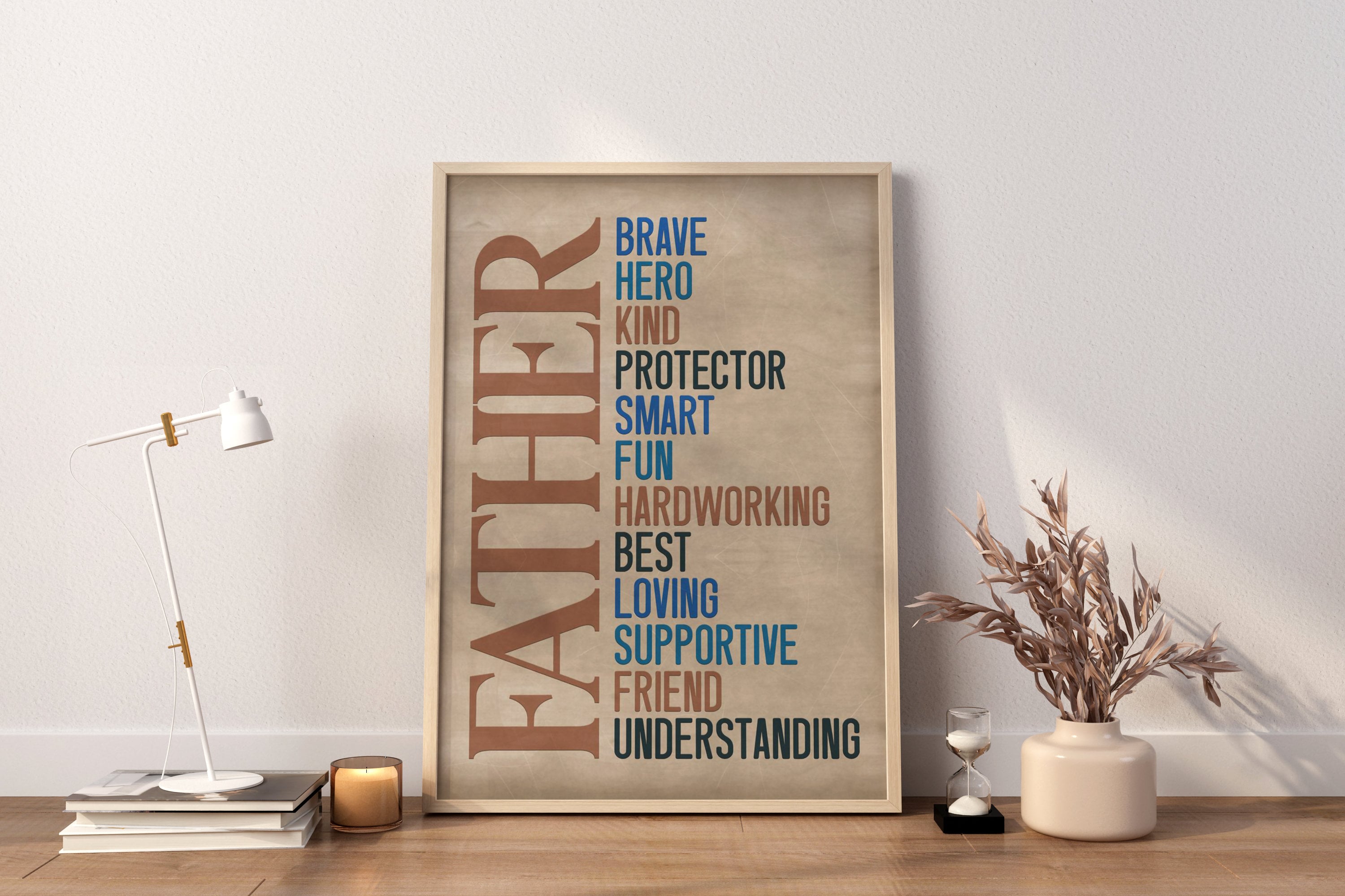 Father's Day Gift Canvas Wall Art