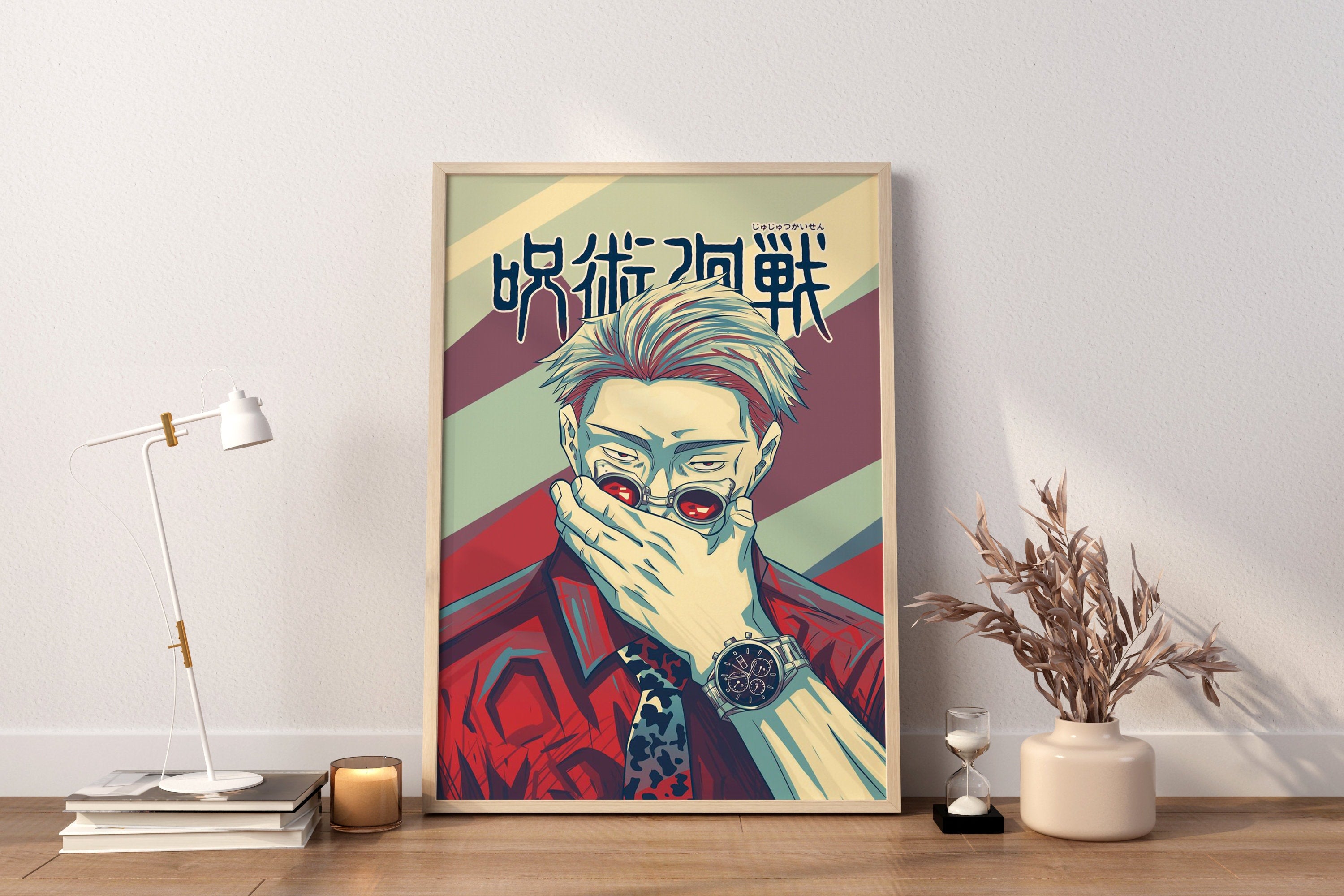 Anime Canvas Wall Art, Jujutsu Kaisen Wall Art,Kento Nanami Anime Poster