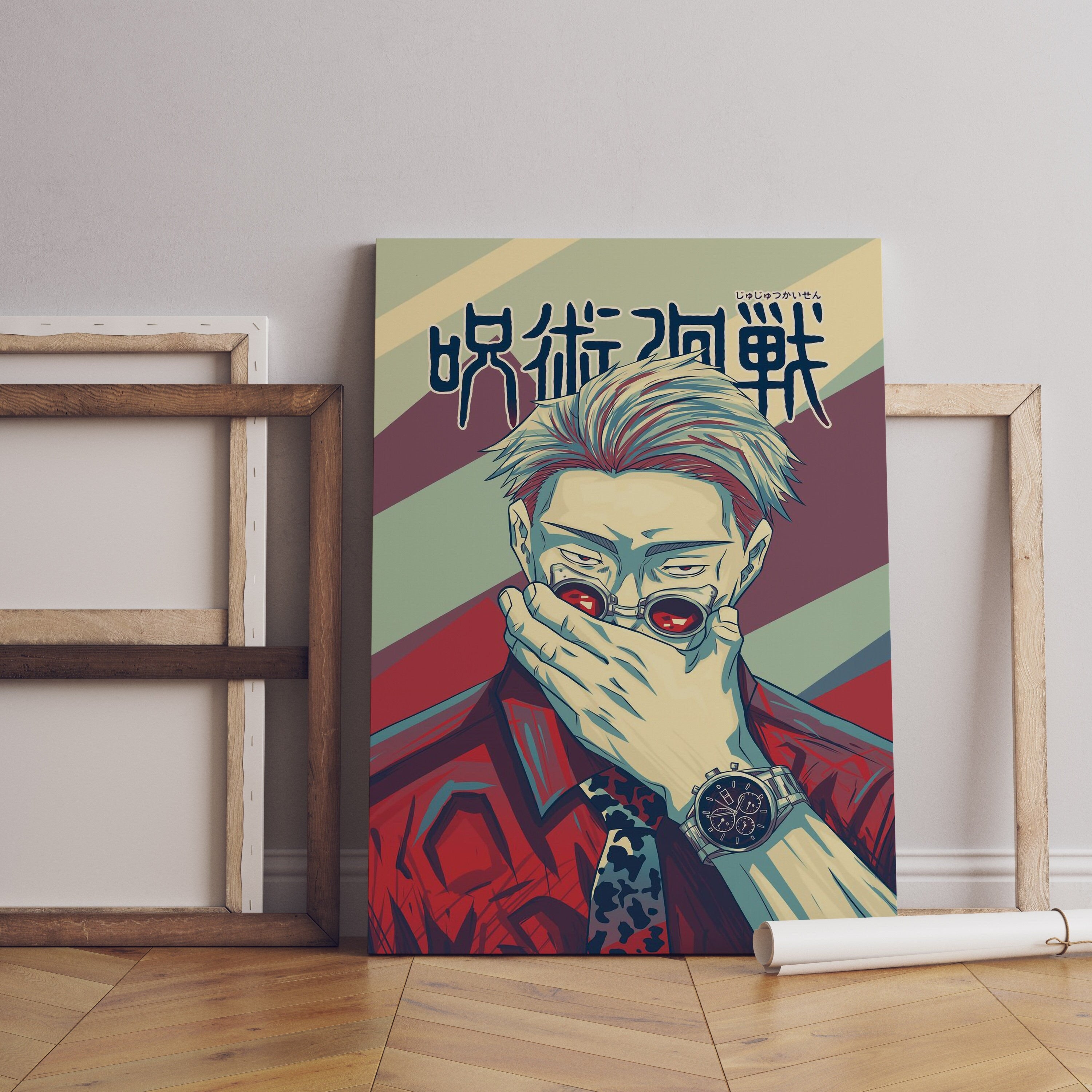 Anime Canvas Wall Art, Jujutsu Kaisen Wall Art,Kento Nanami Anime Poster