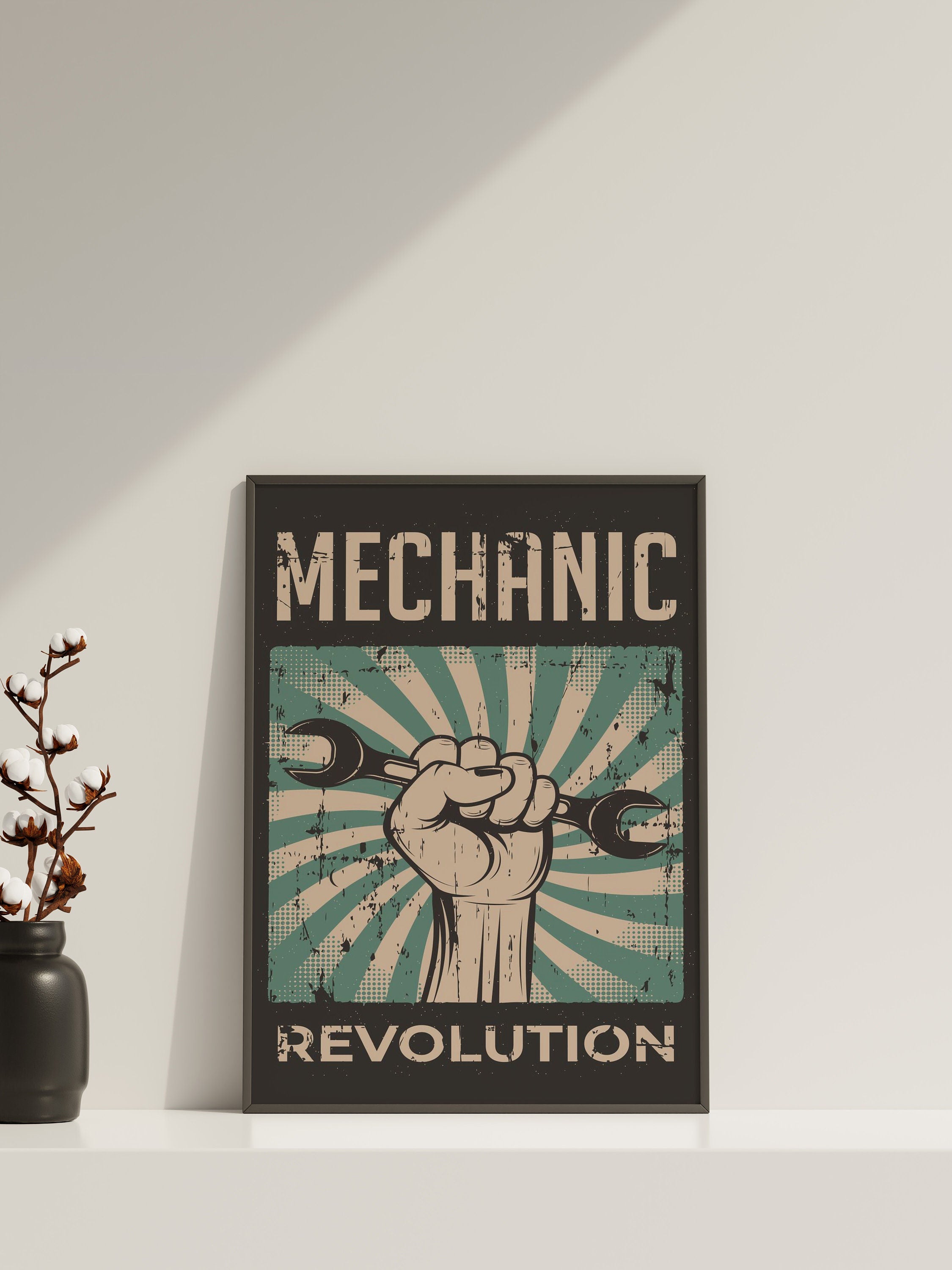 Mechanic Revolution Canvas Wall Art