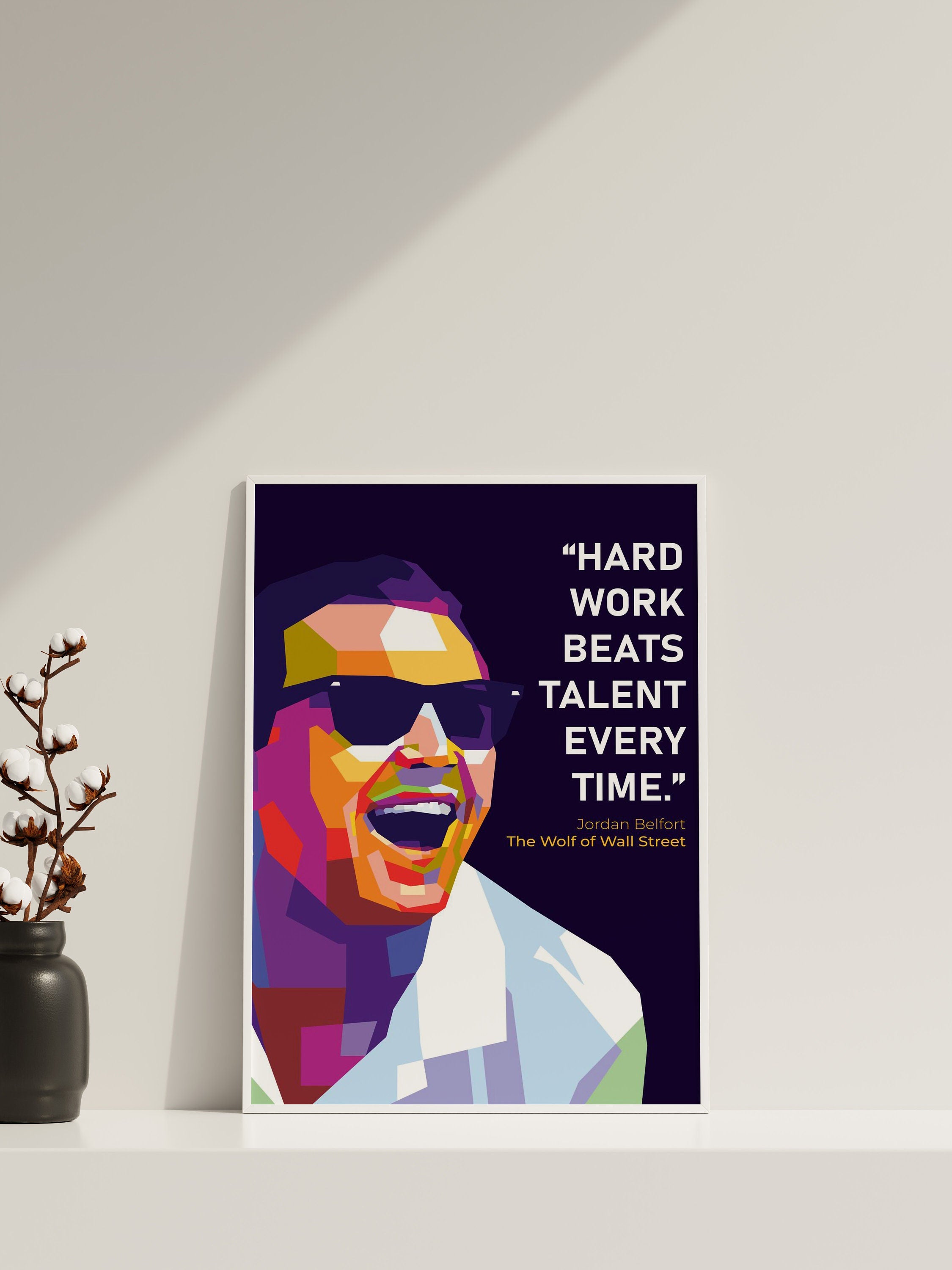 The Wolf of Wall Street Canvas Poster