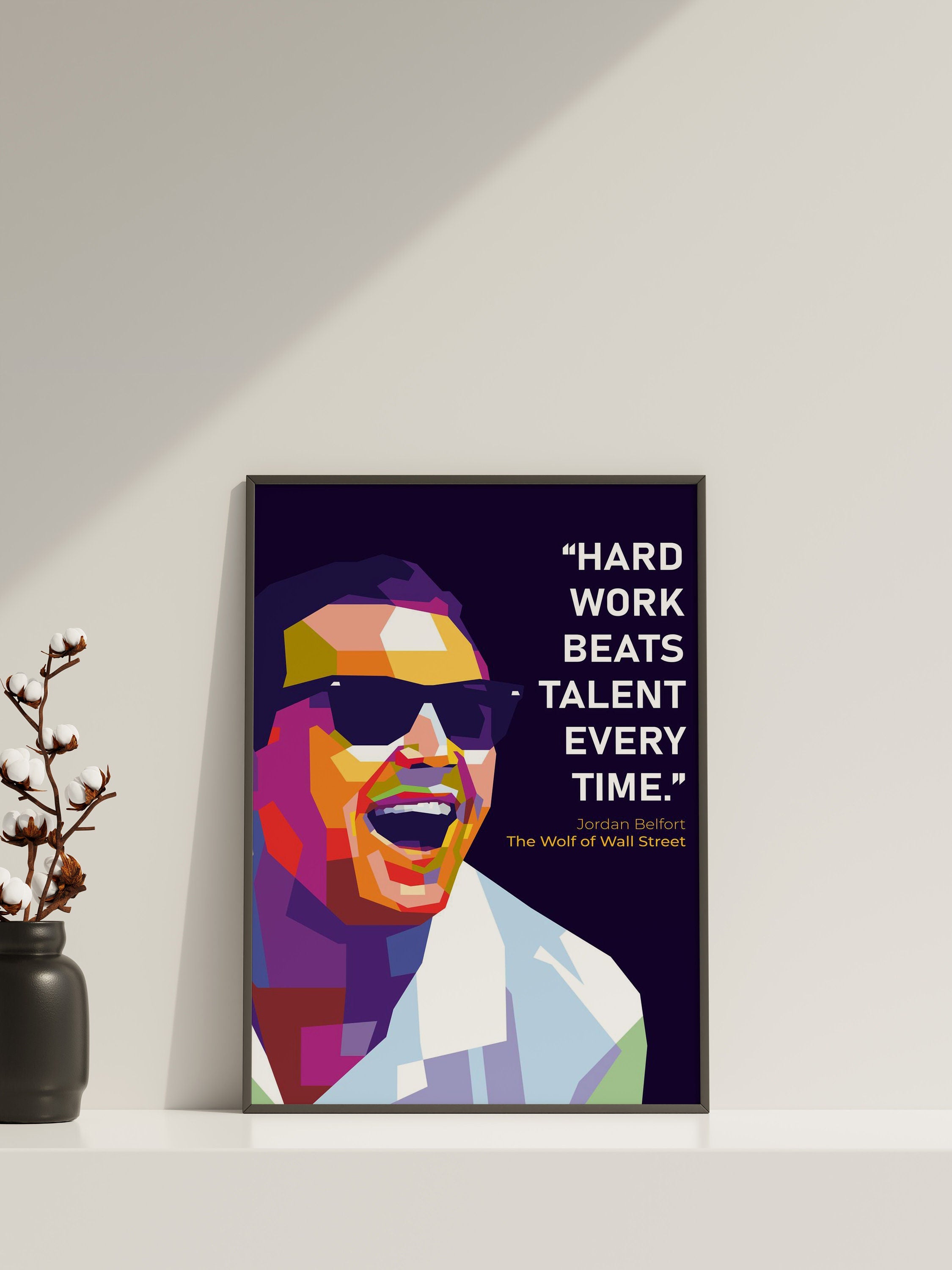 The Wolf of Wall Street Canvas Poster