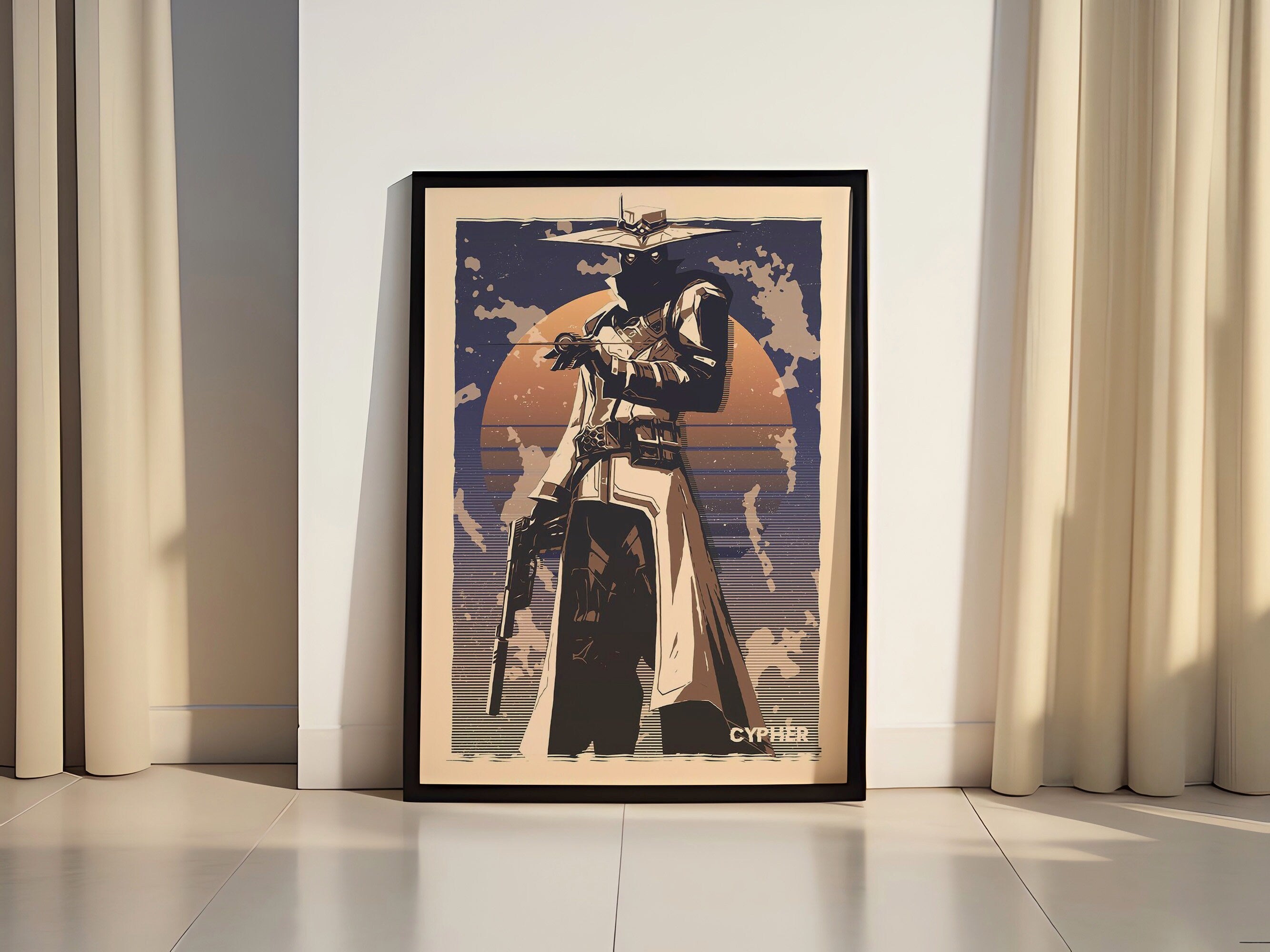 Valorant CYPHER Canvas Poster