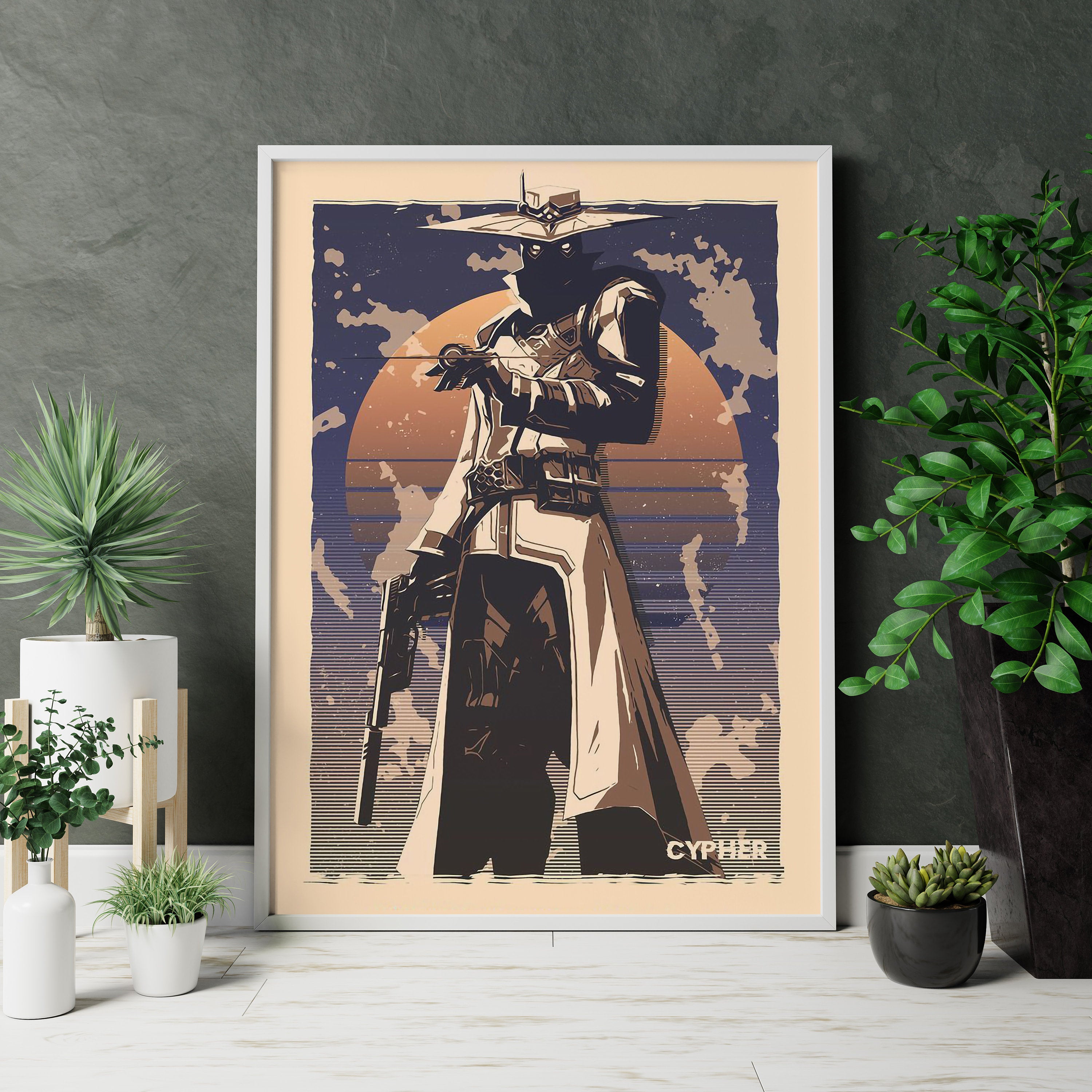 Valorant CYPHER Canvas Poster