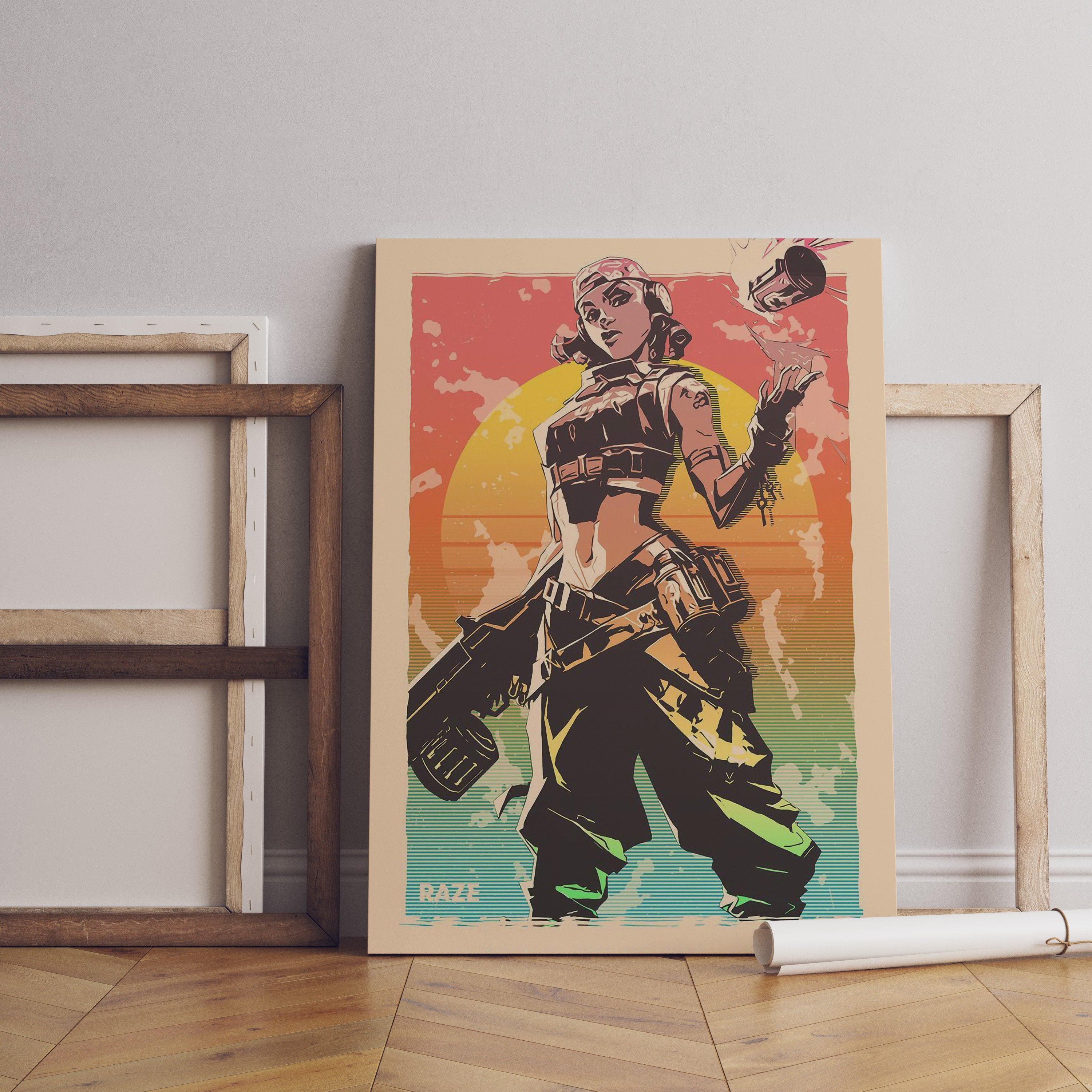 Valorant RAZE Canvas Poster