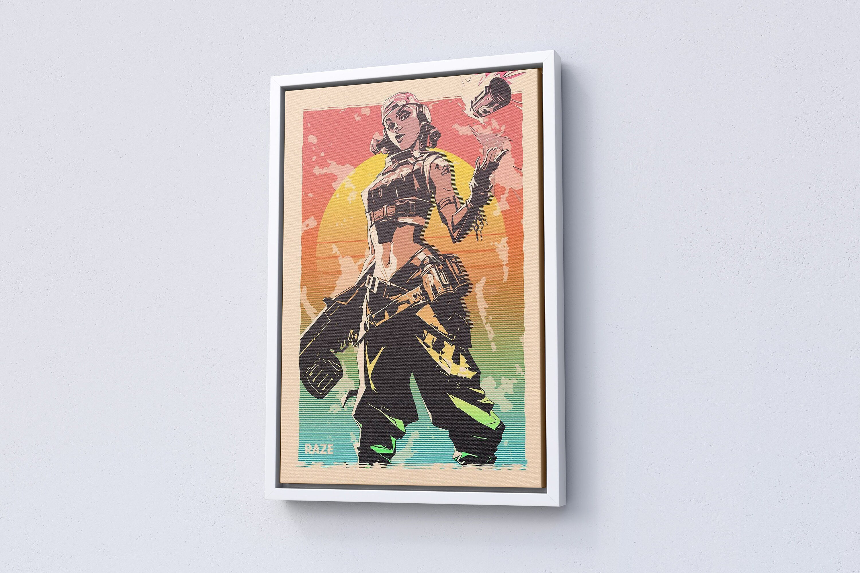 Valorant RAZE Canvas Poster