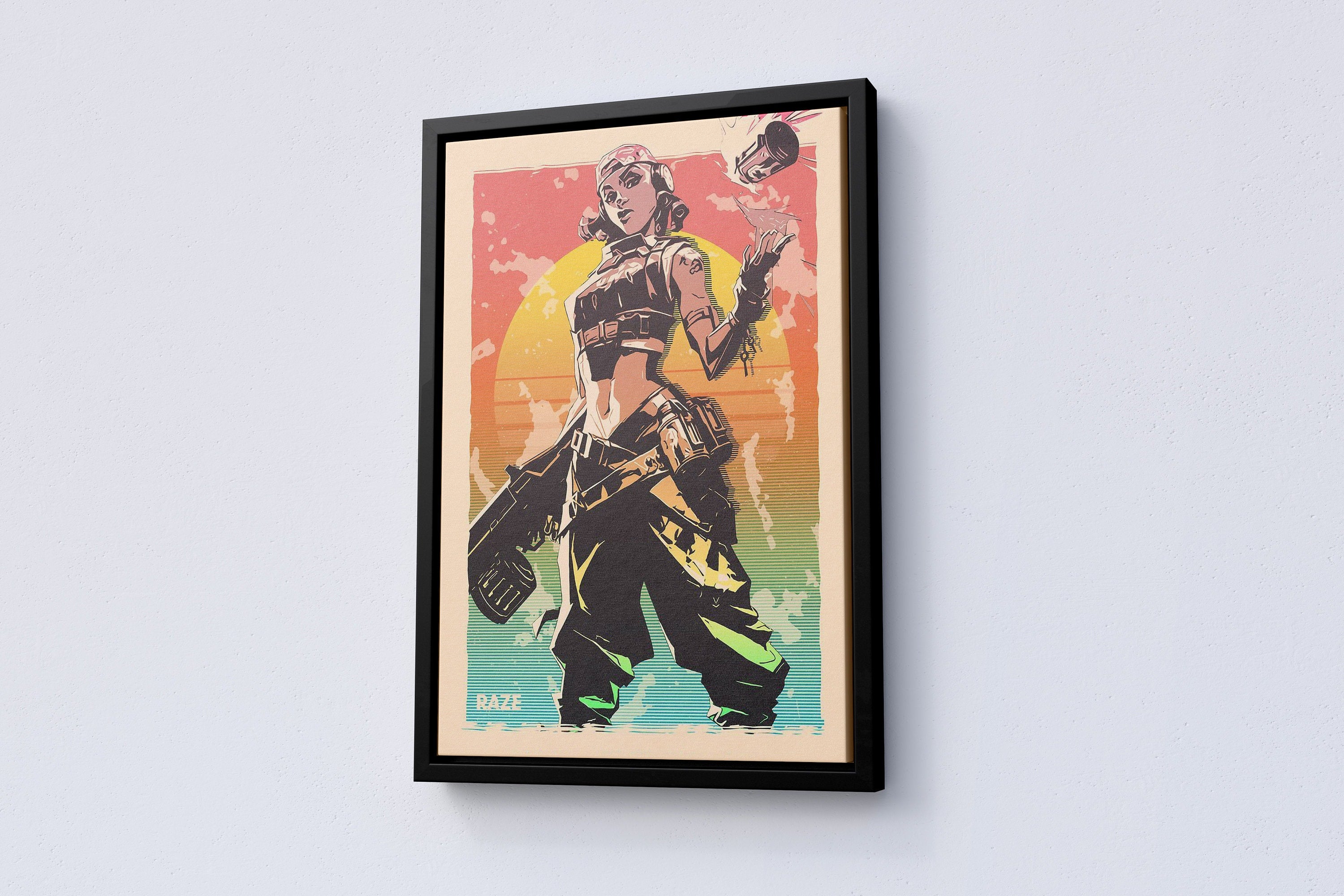 Valorant RAZE Canvas Poster