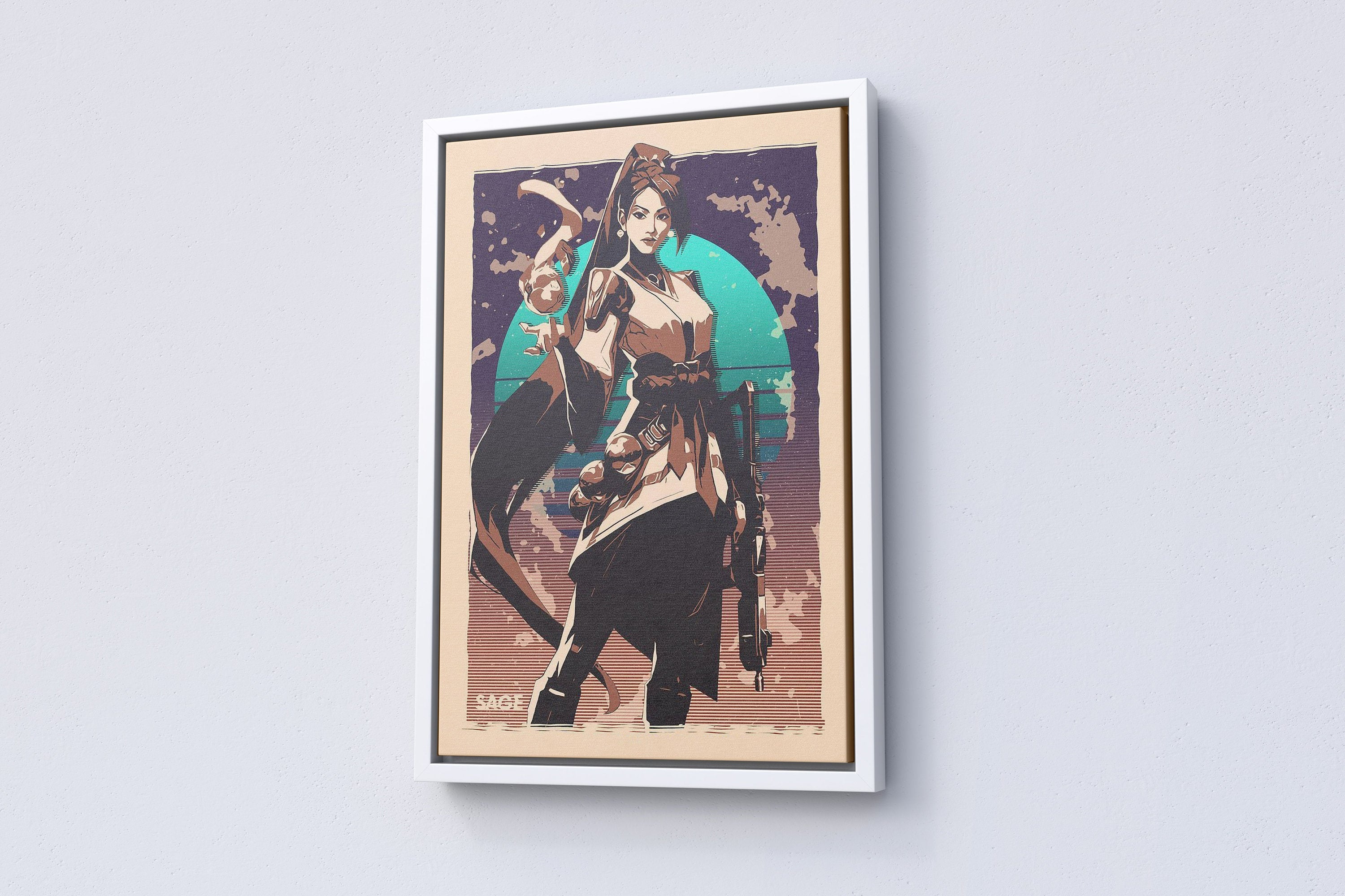 Valorant SAGE Canvas Poster