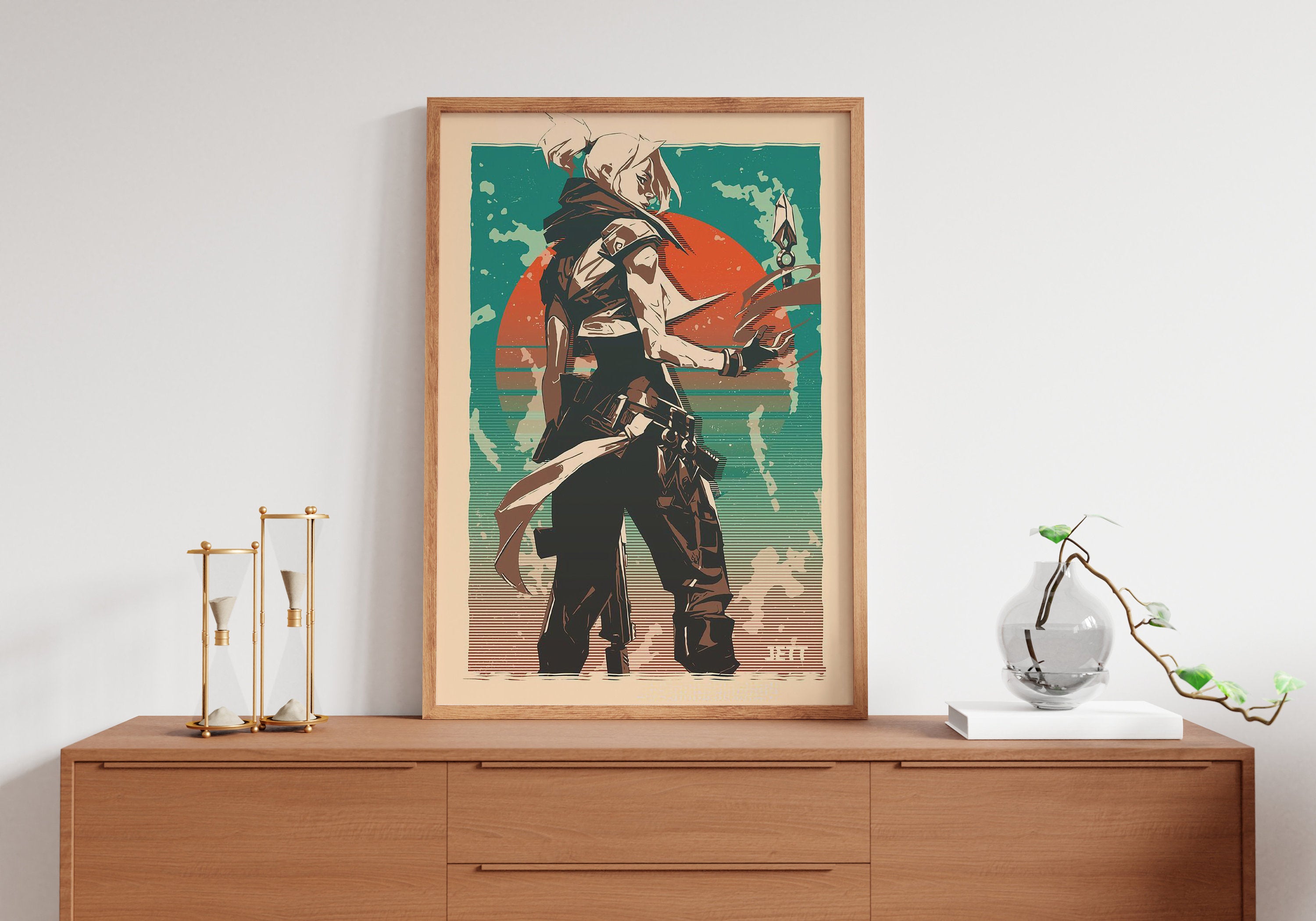 Valorant JET Canvas Poster