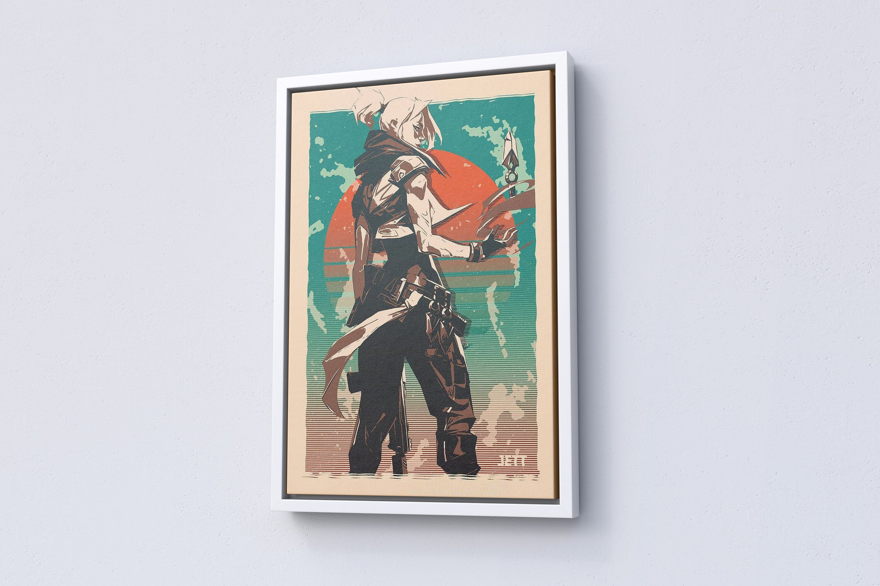 Valorant JET Canvas Poster