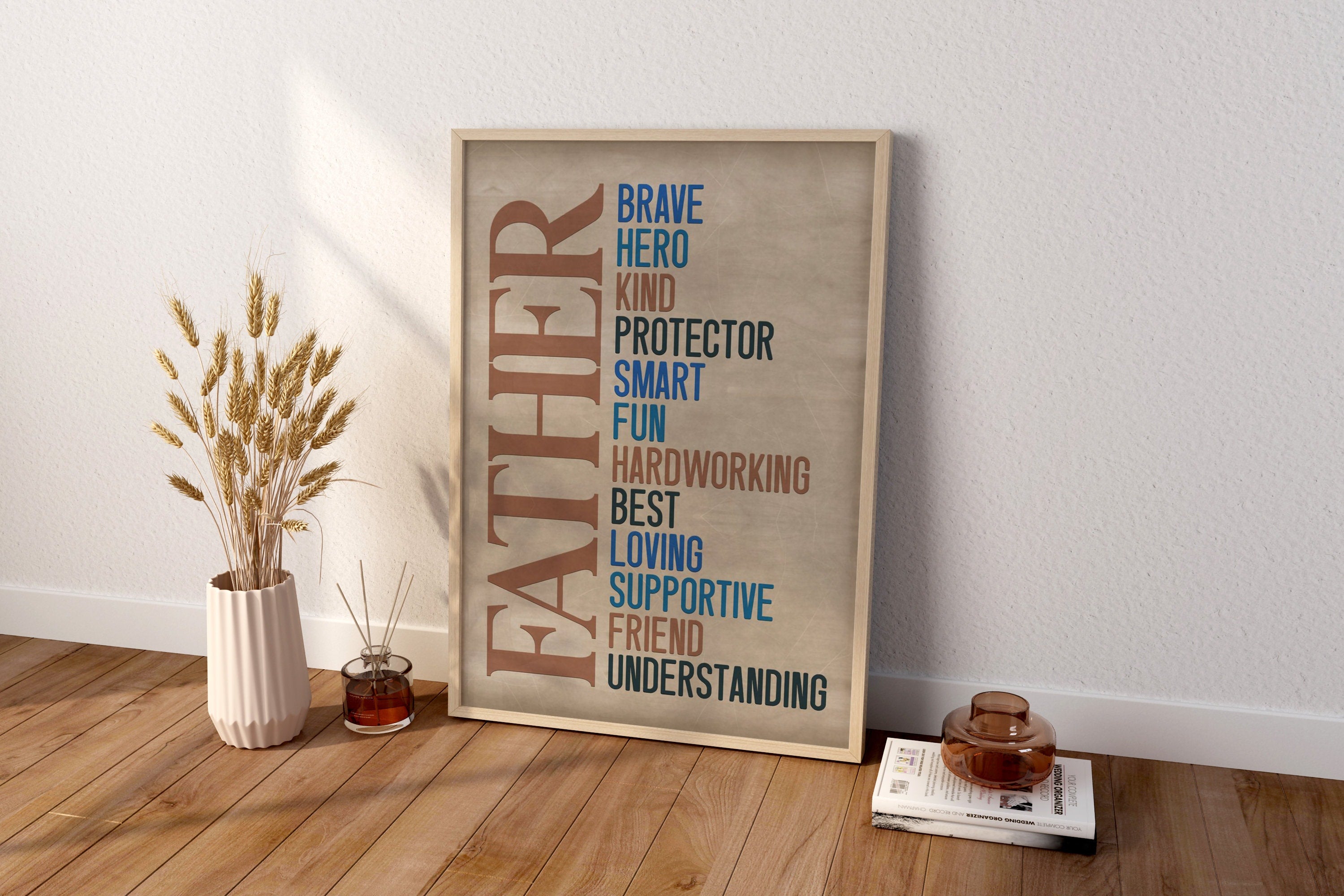 Father's Day Gift Canvas Wall Art