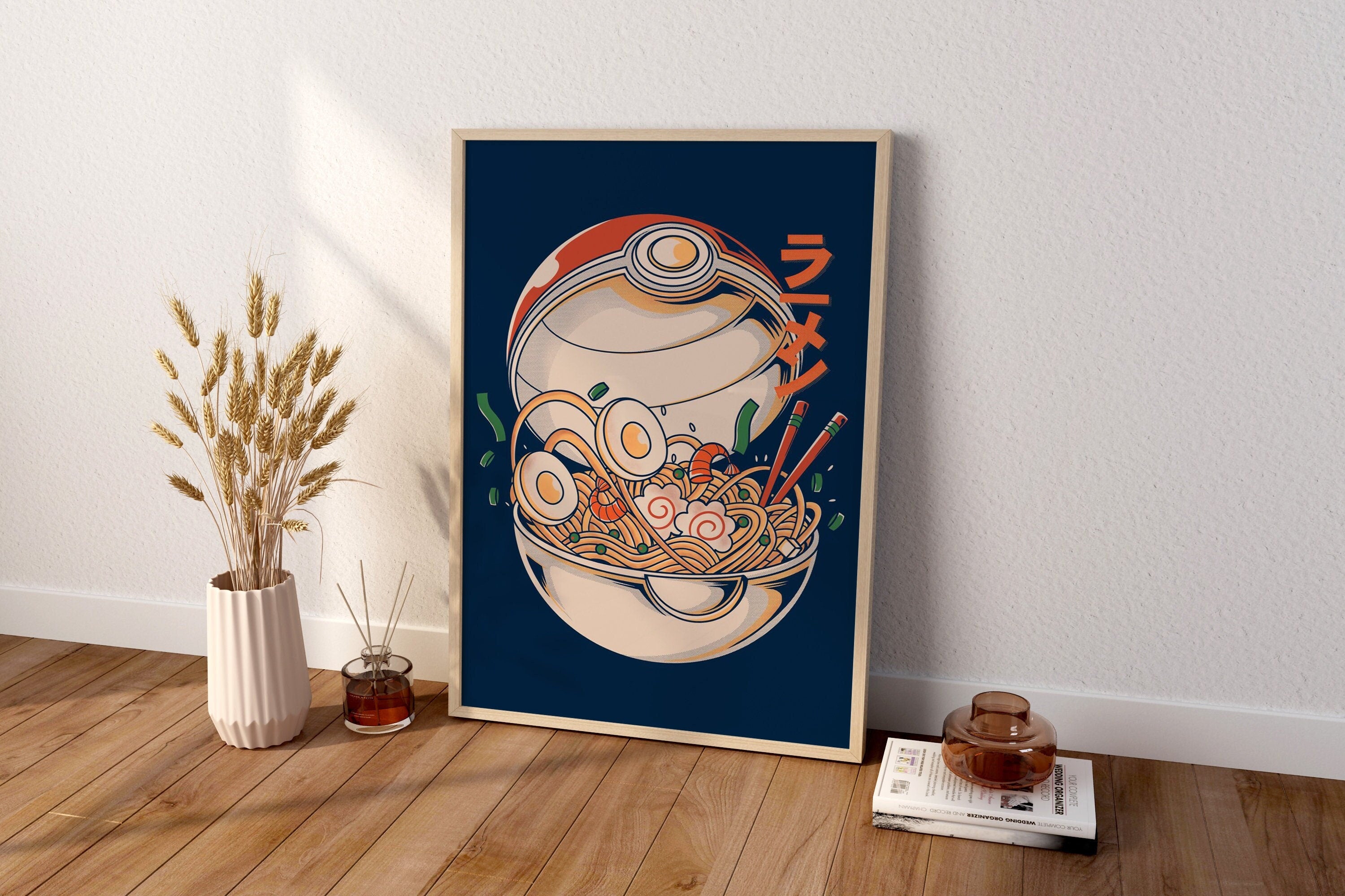 Poke Ramen Canvas Wall Art