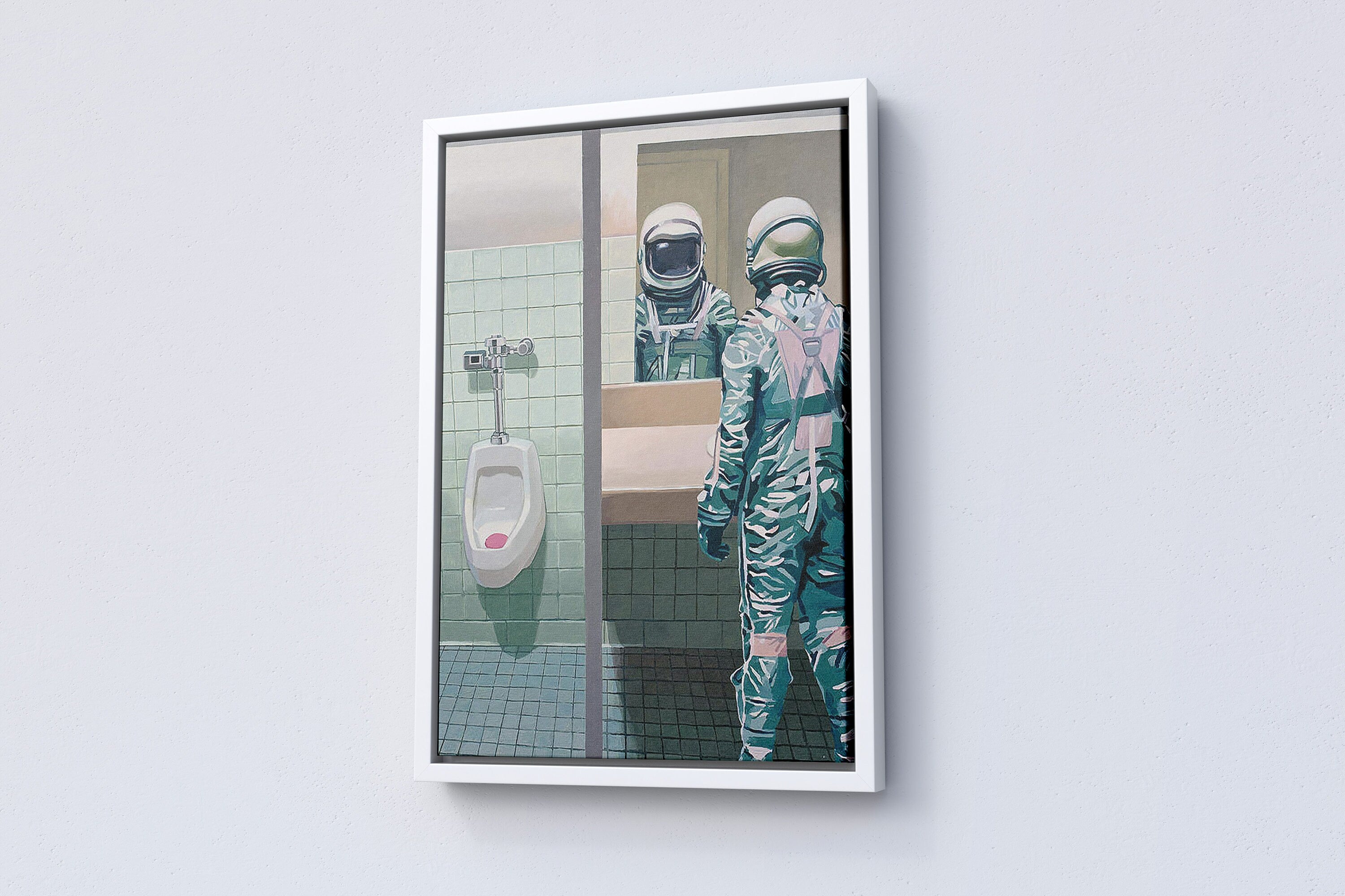 Cute Astronaut Canvas Wall Art