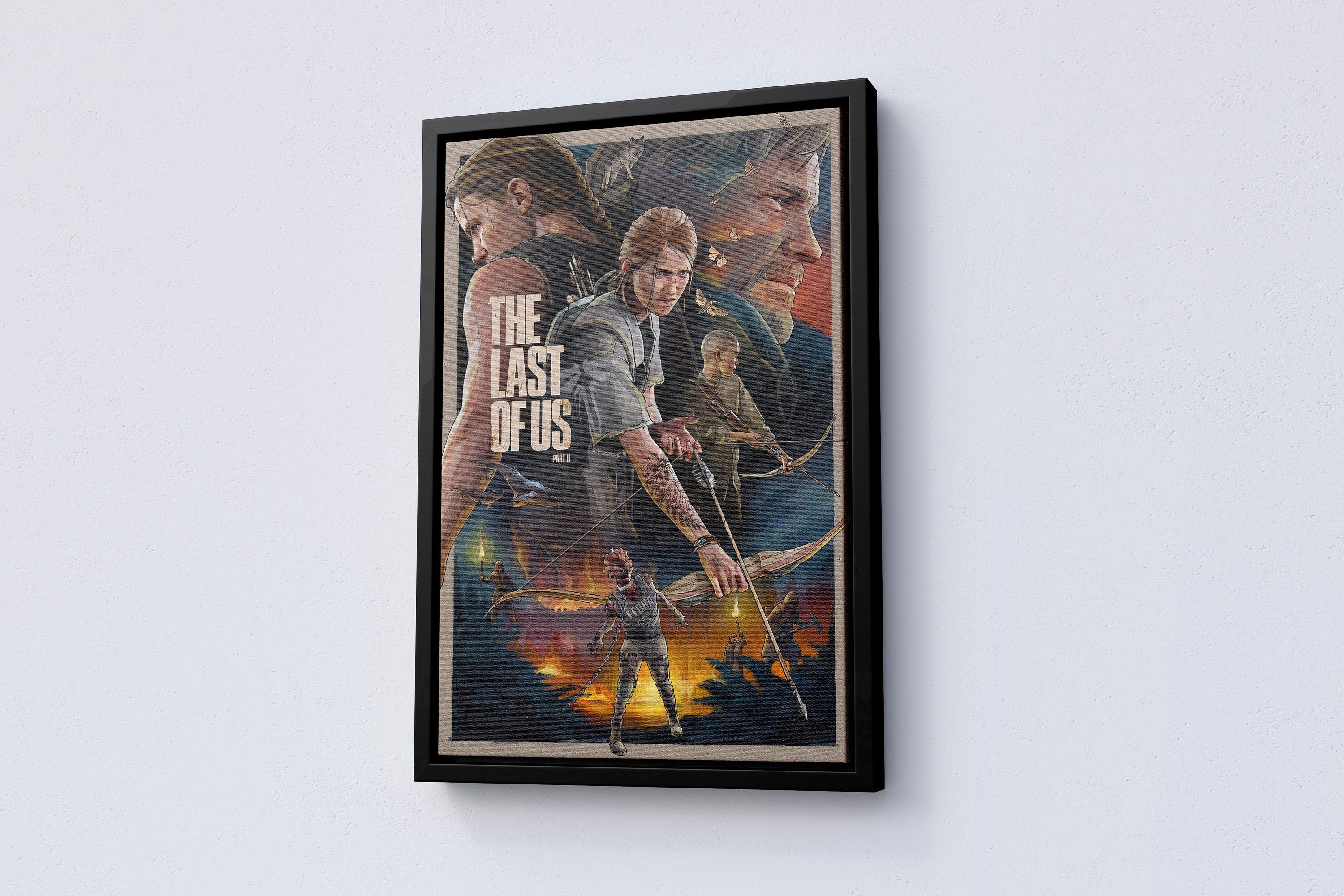 The Last Of Us Game Canvas Poster