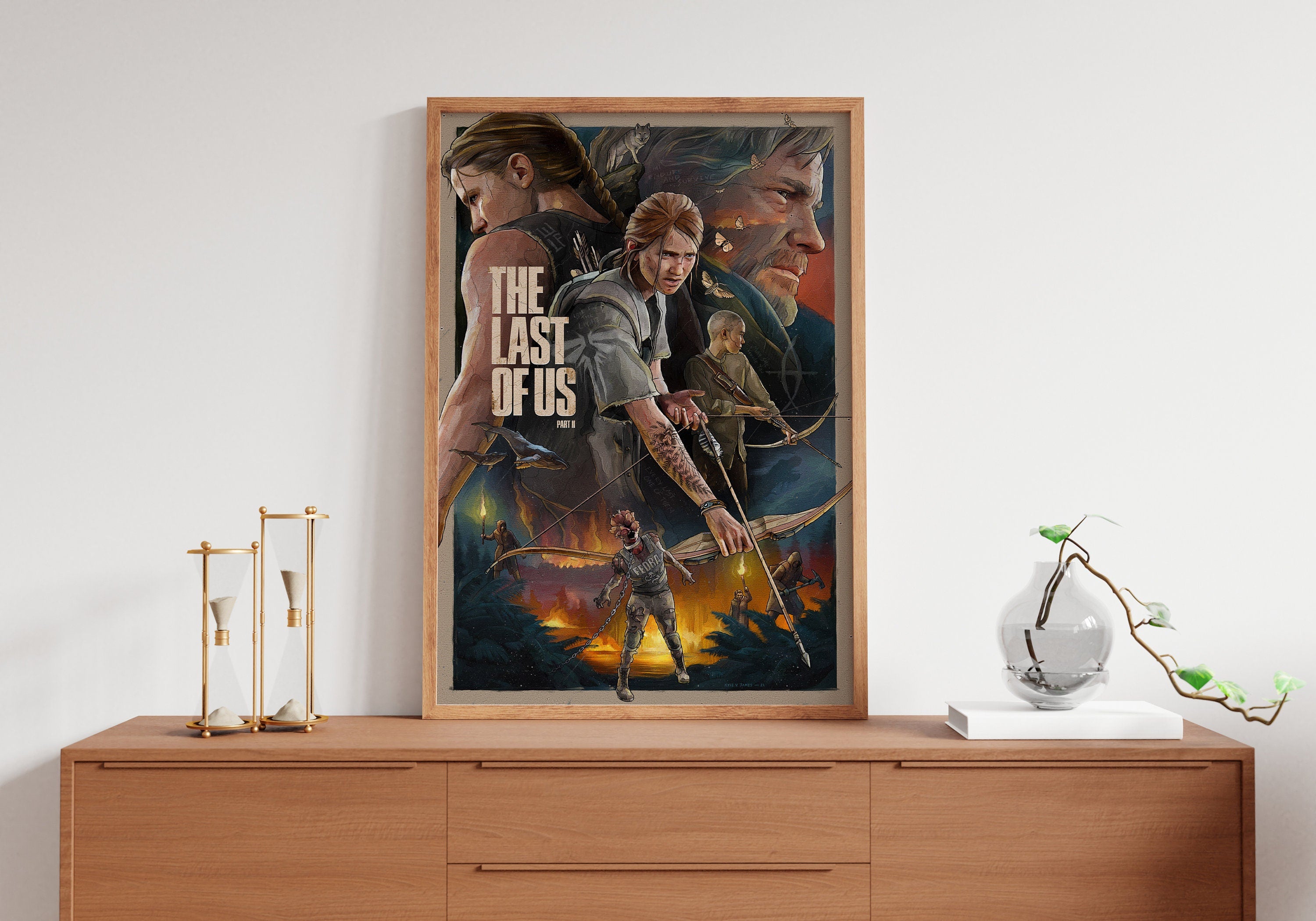 The Last Of Us Game Canvas Poster