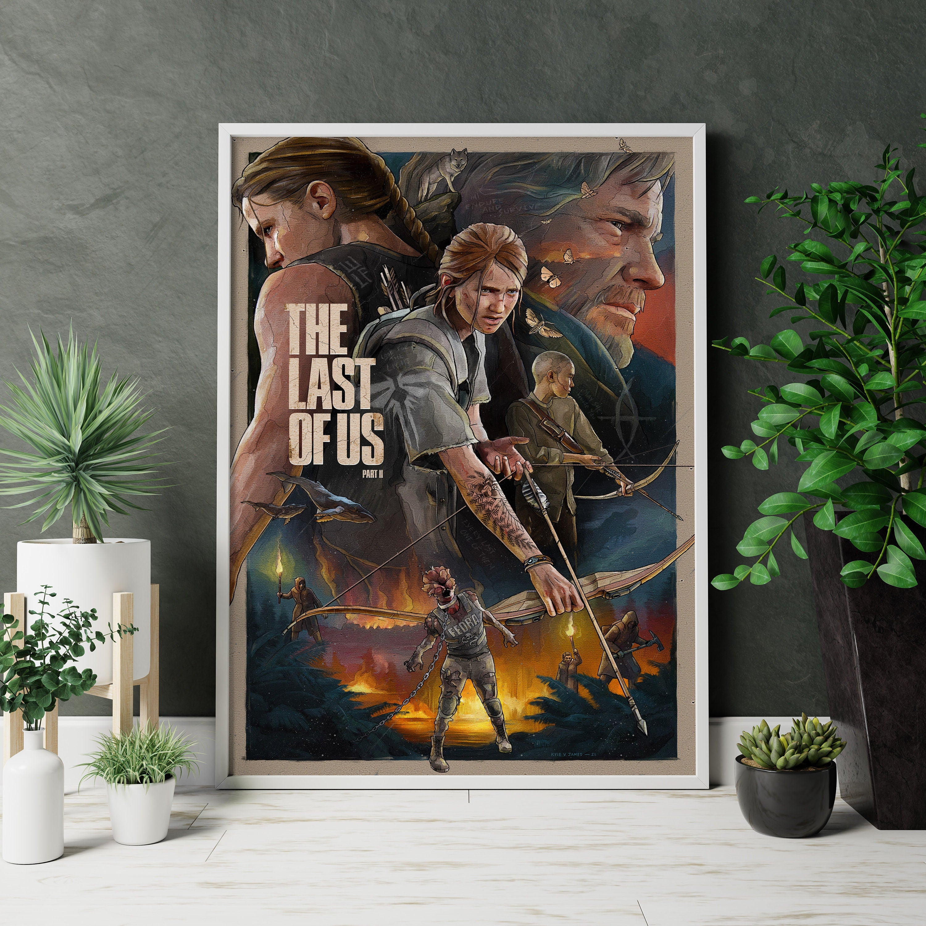 The Last Of Us Game Canvas Poster