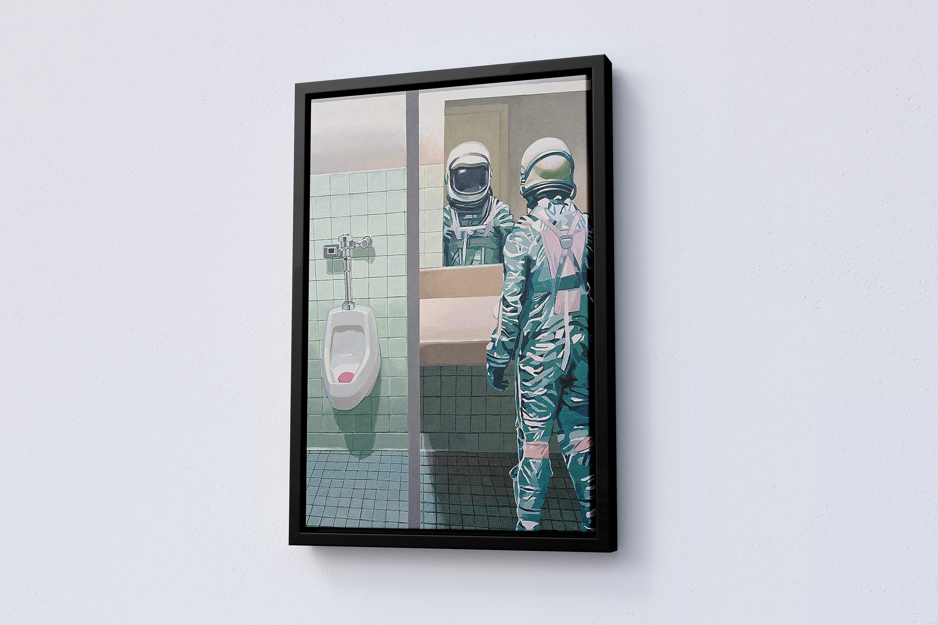 Cute Astronaut Canvas Wall Art