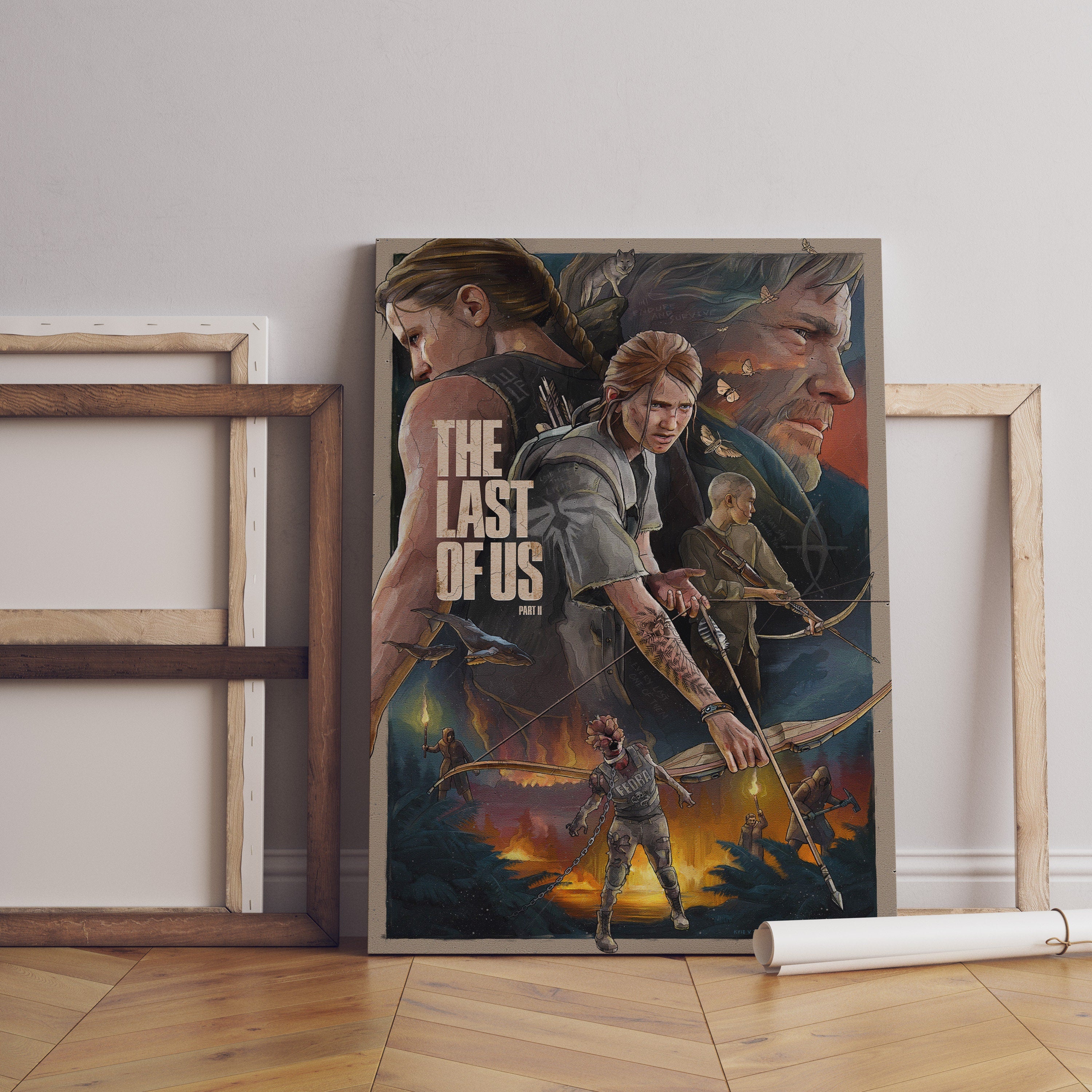 The Last Of Us Game Canvas Poster