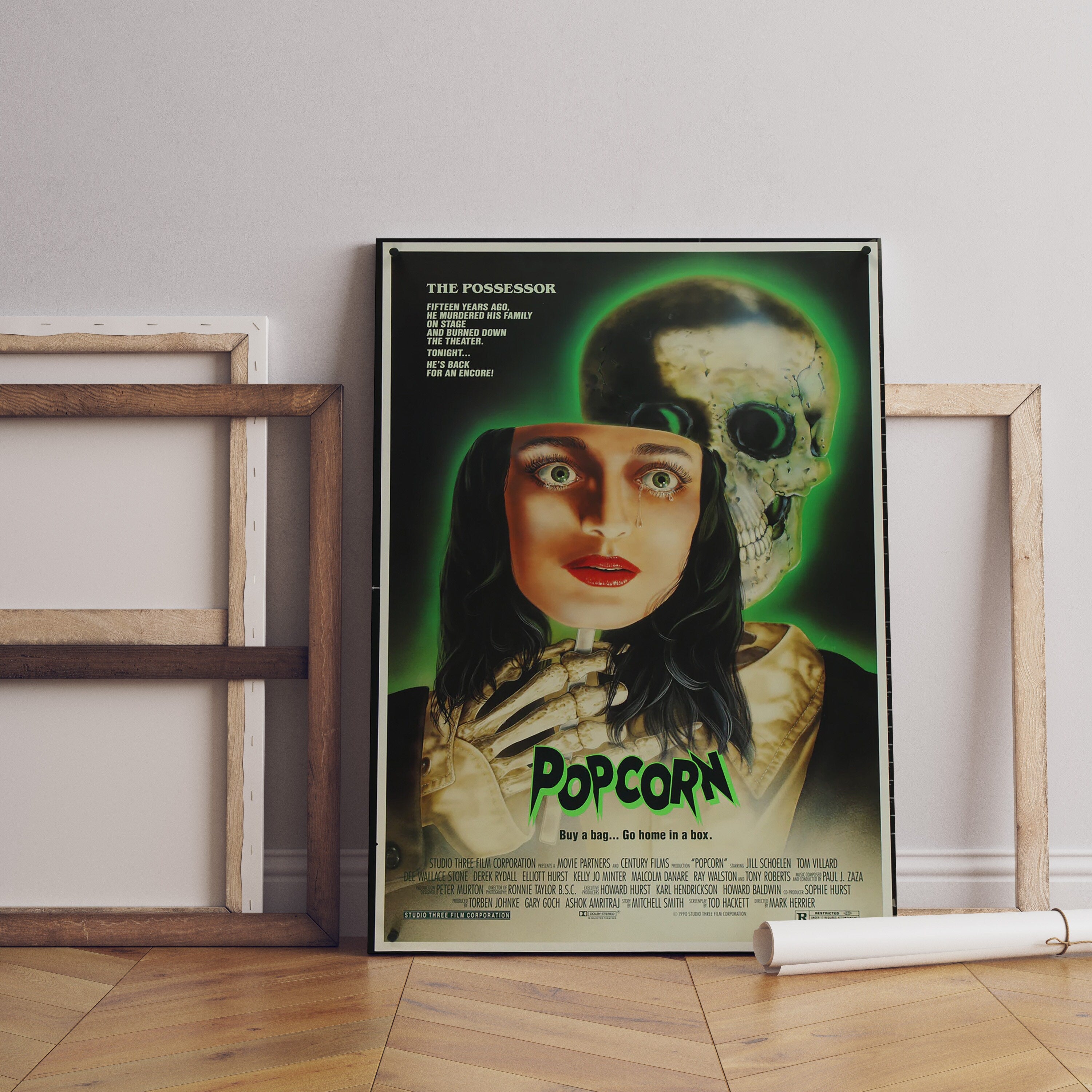 1991 PopCorn Movie Canvas Poster