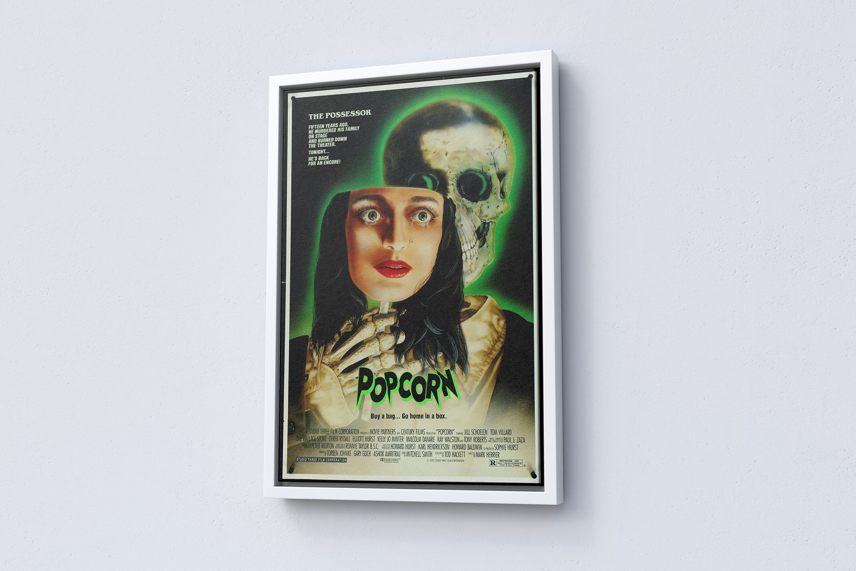 1991 PopCorn Movie Canvas Poster