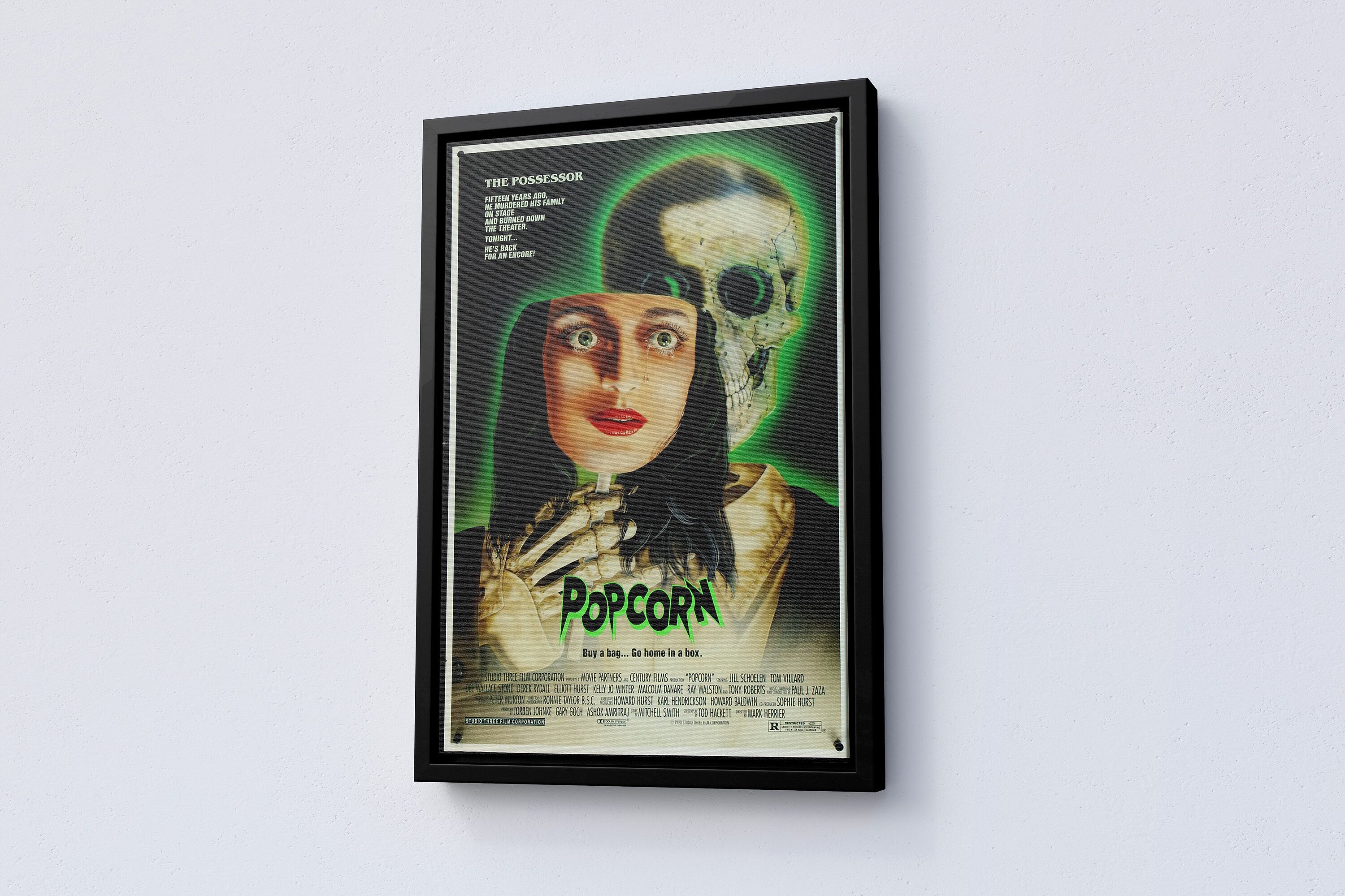 1991 PopCorn Movie Canvas Poster