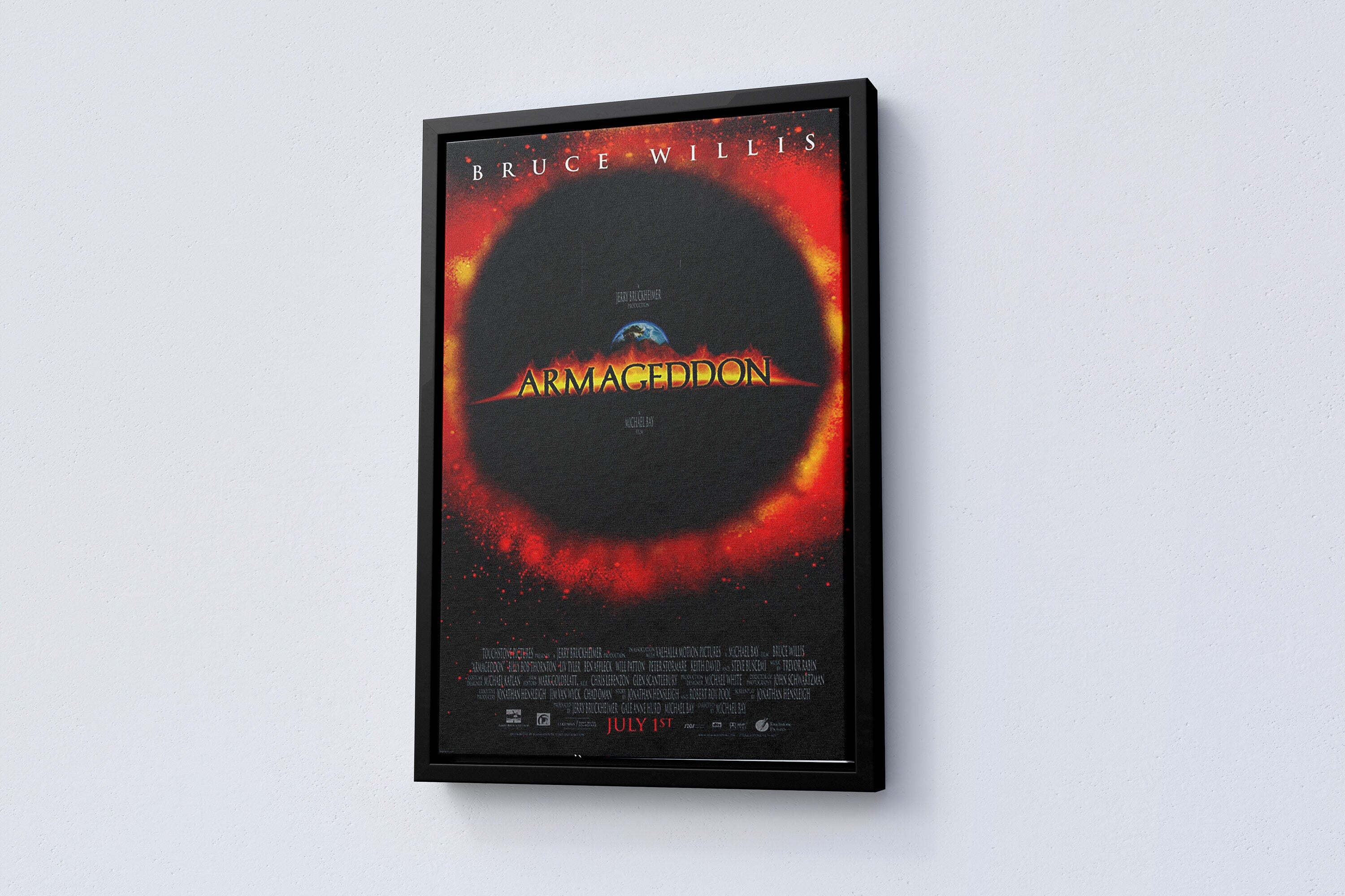 1998 Armageddon Movie Canvas Poster