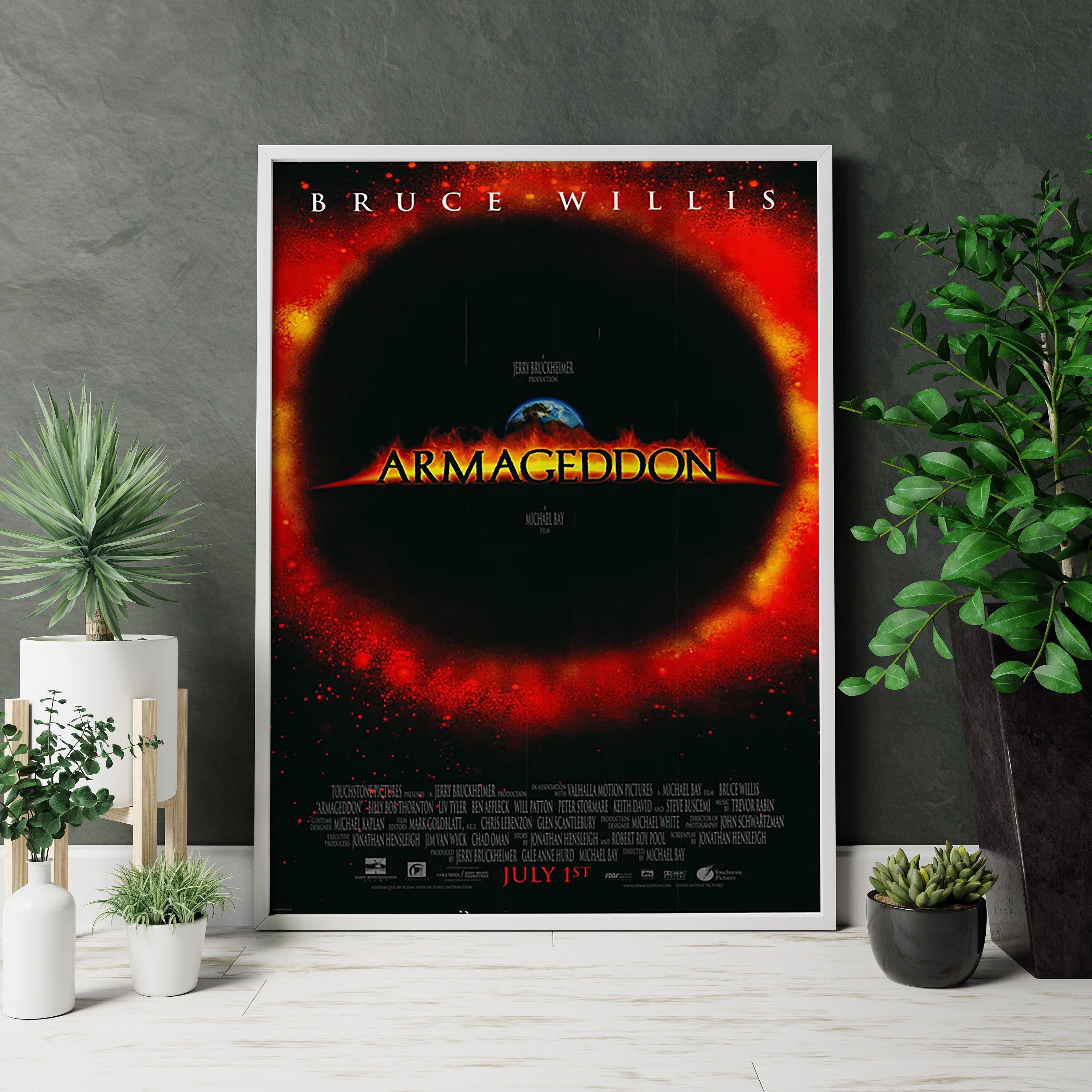 1998 Armageddon Movie Canvas Poster