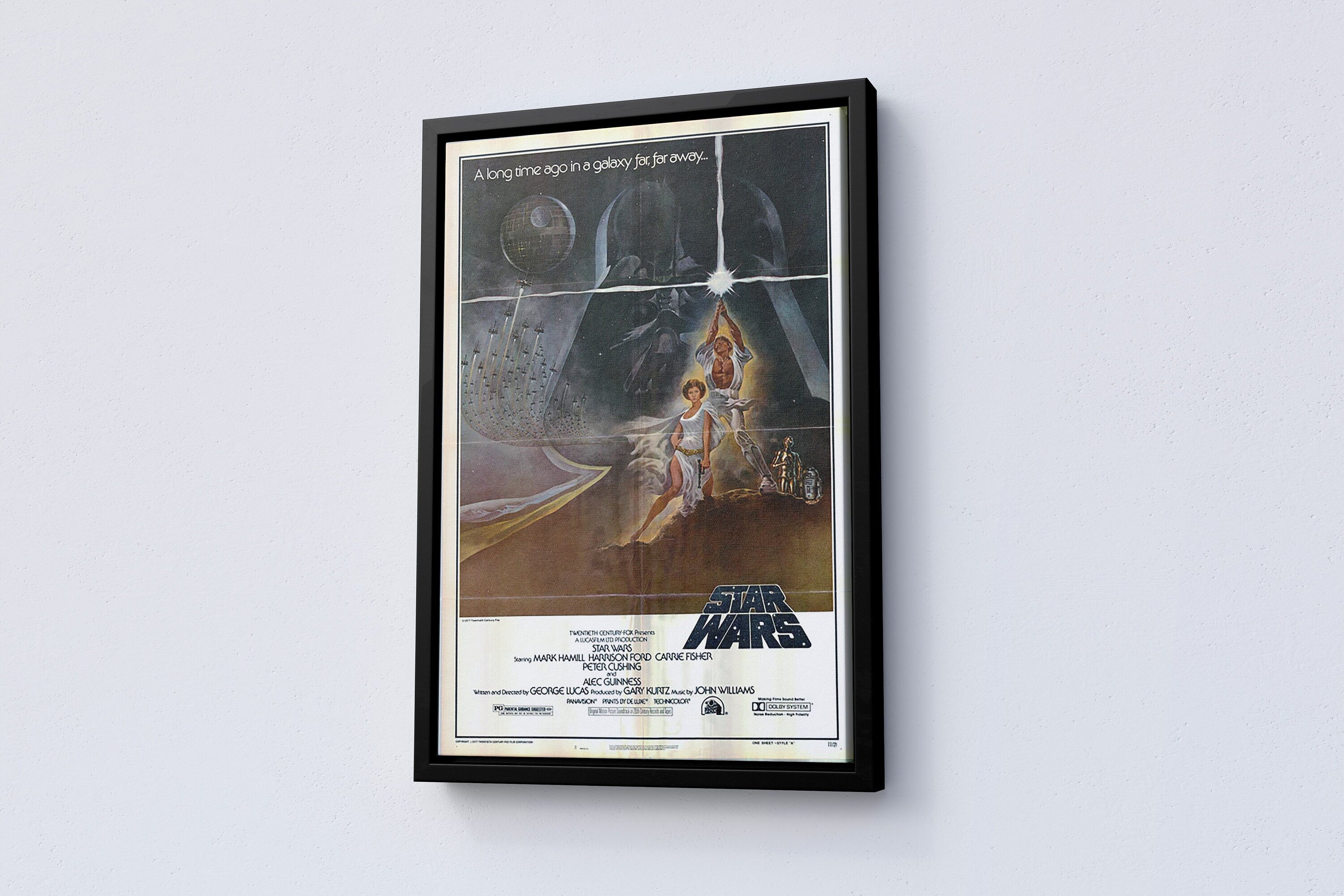 1977 StarWars Movie Canvas Poster