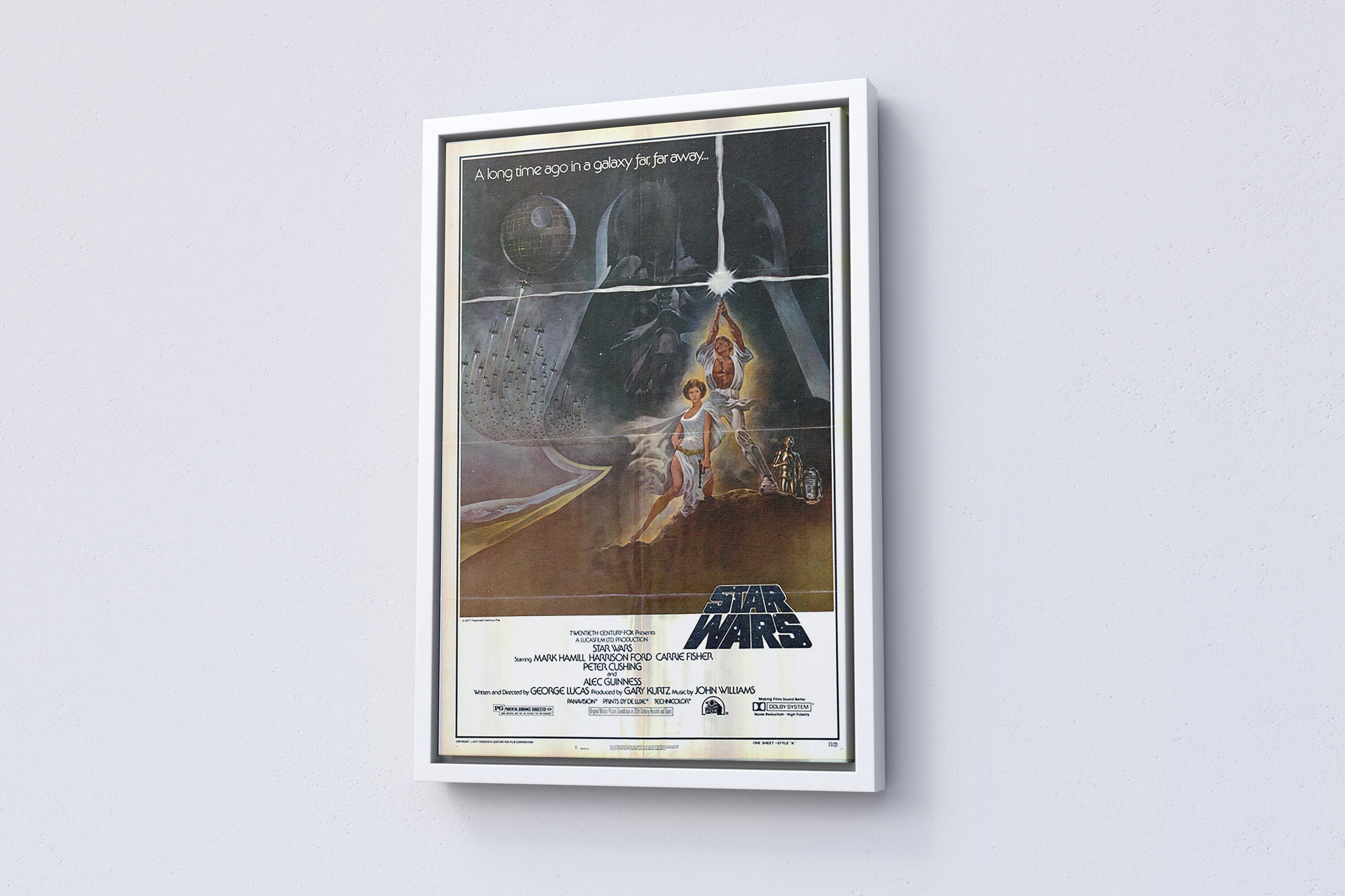 1977 StarWars Movie Canvas Poster