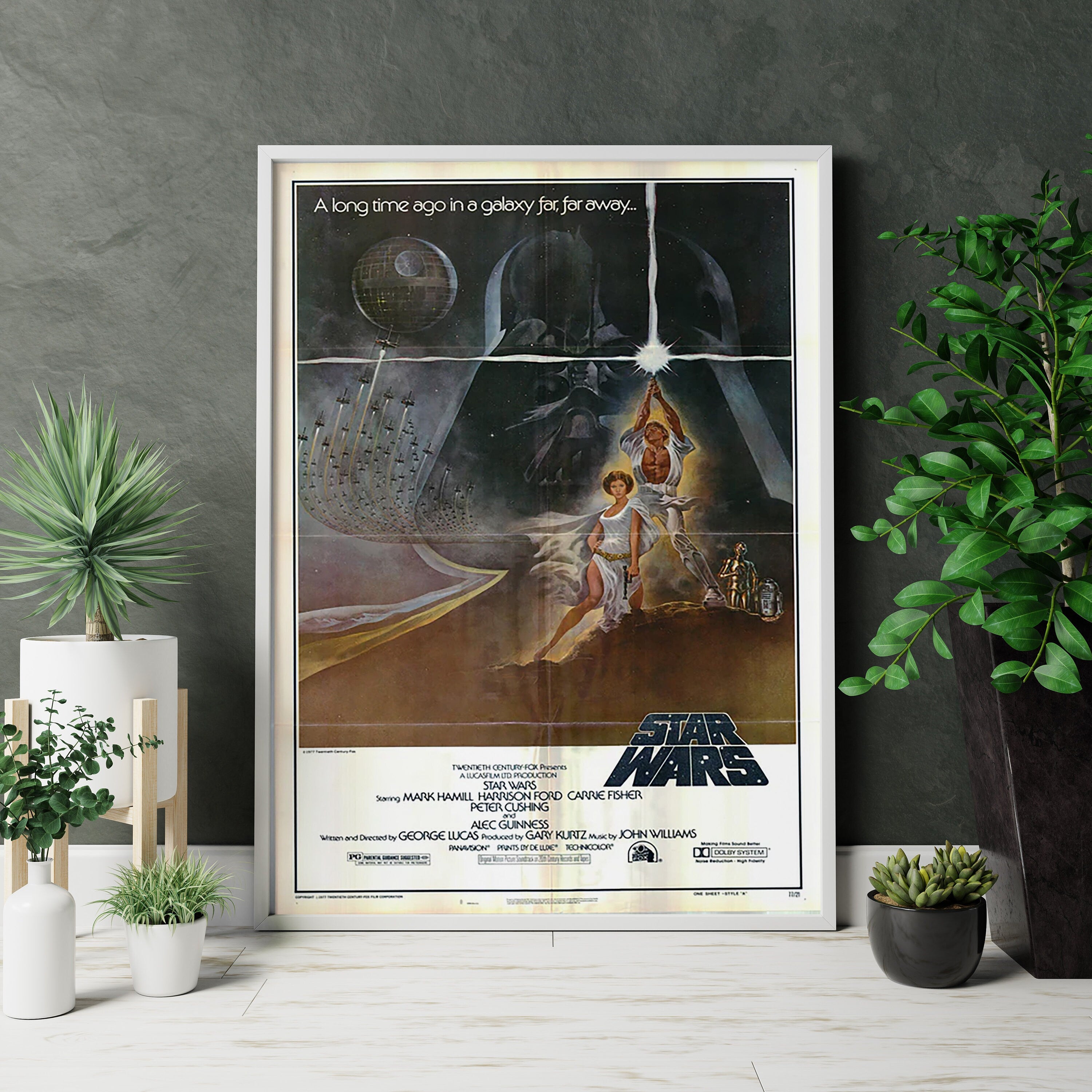 1977 StarWars Movie Canvas Poster