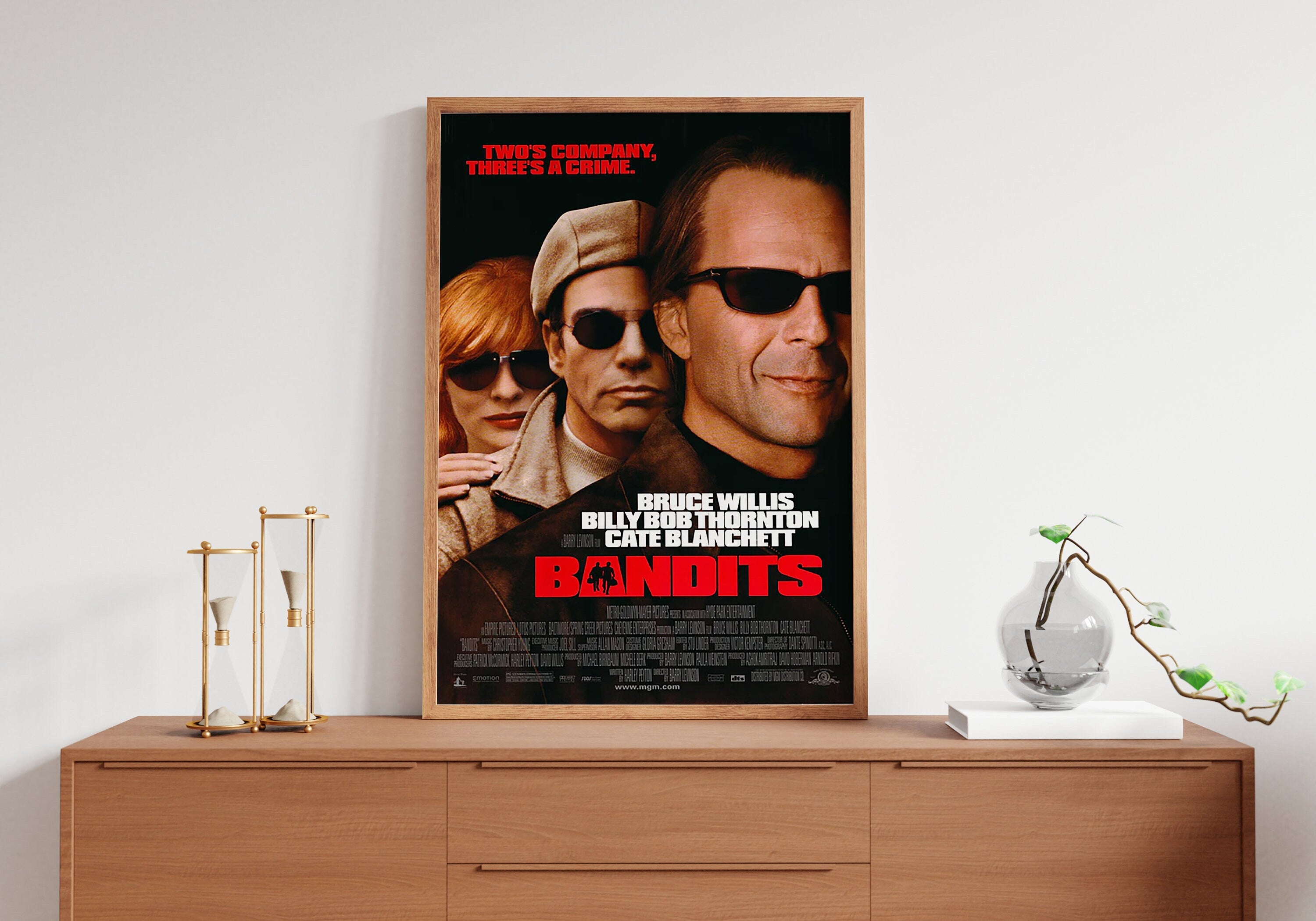 Bandits Retro Movie Canvas Poster