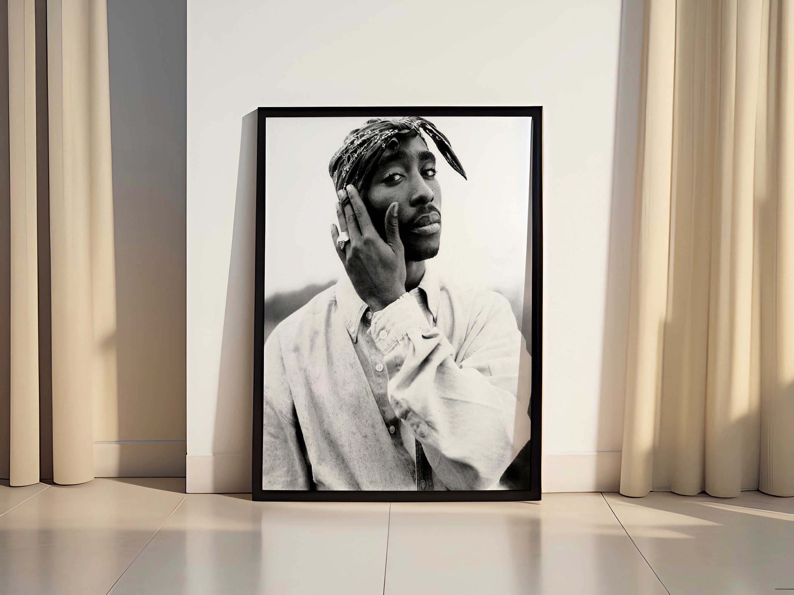 Tupac Canvas Poster