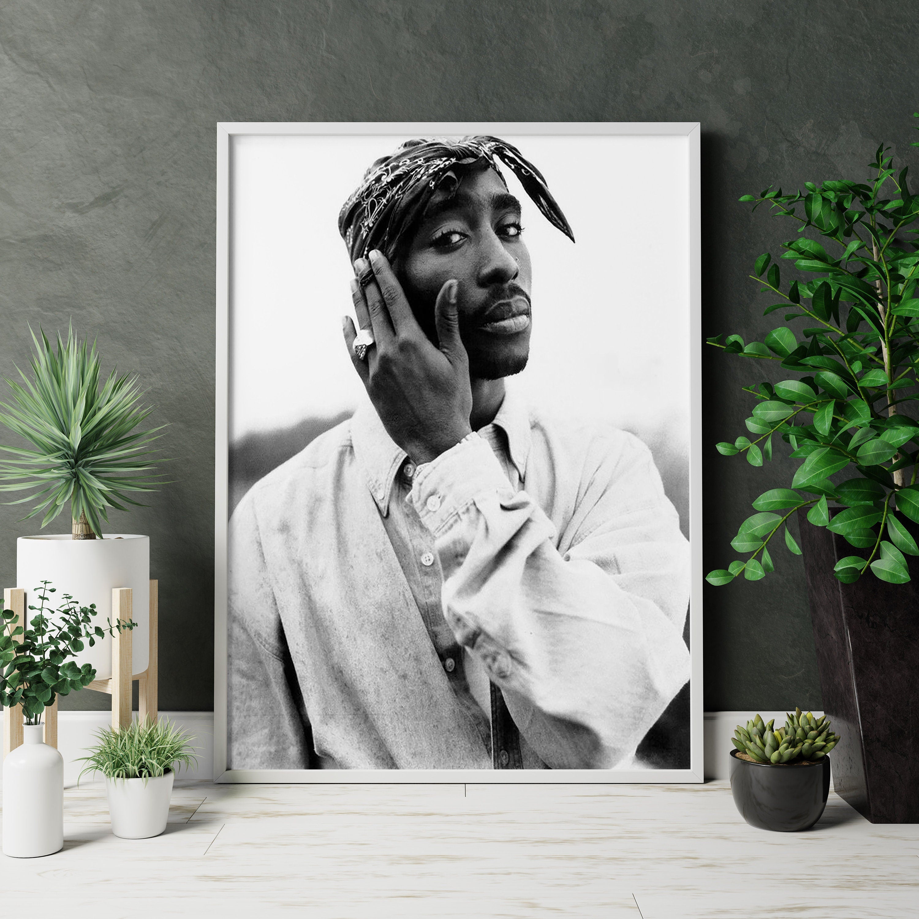 Tupac Canvas Poster