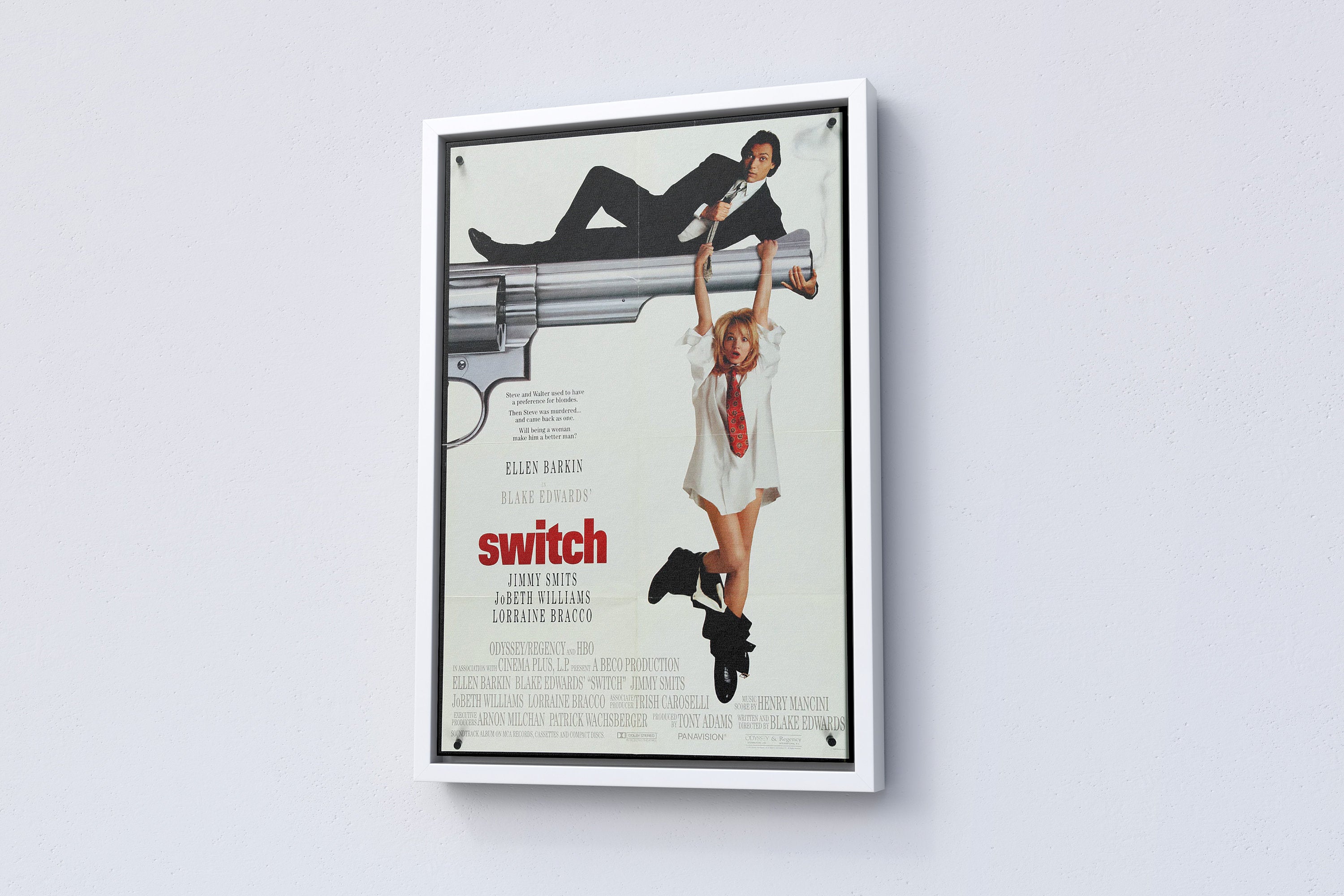 1991 Switch Jimmy Smits Retro Movie Canvas Poster