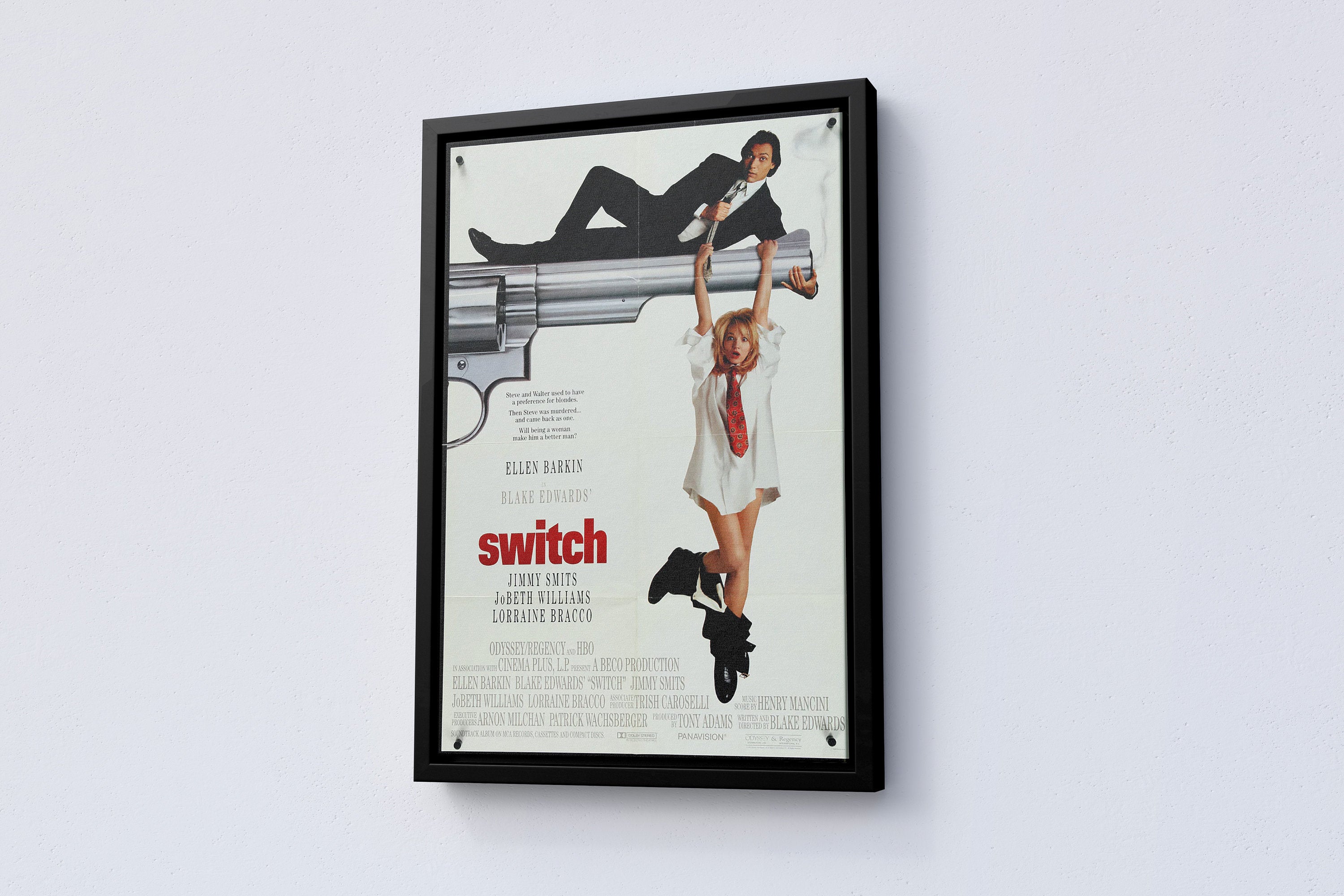 1991 Switch Jimmy Smits Retro Movie Canvas Poster