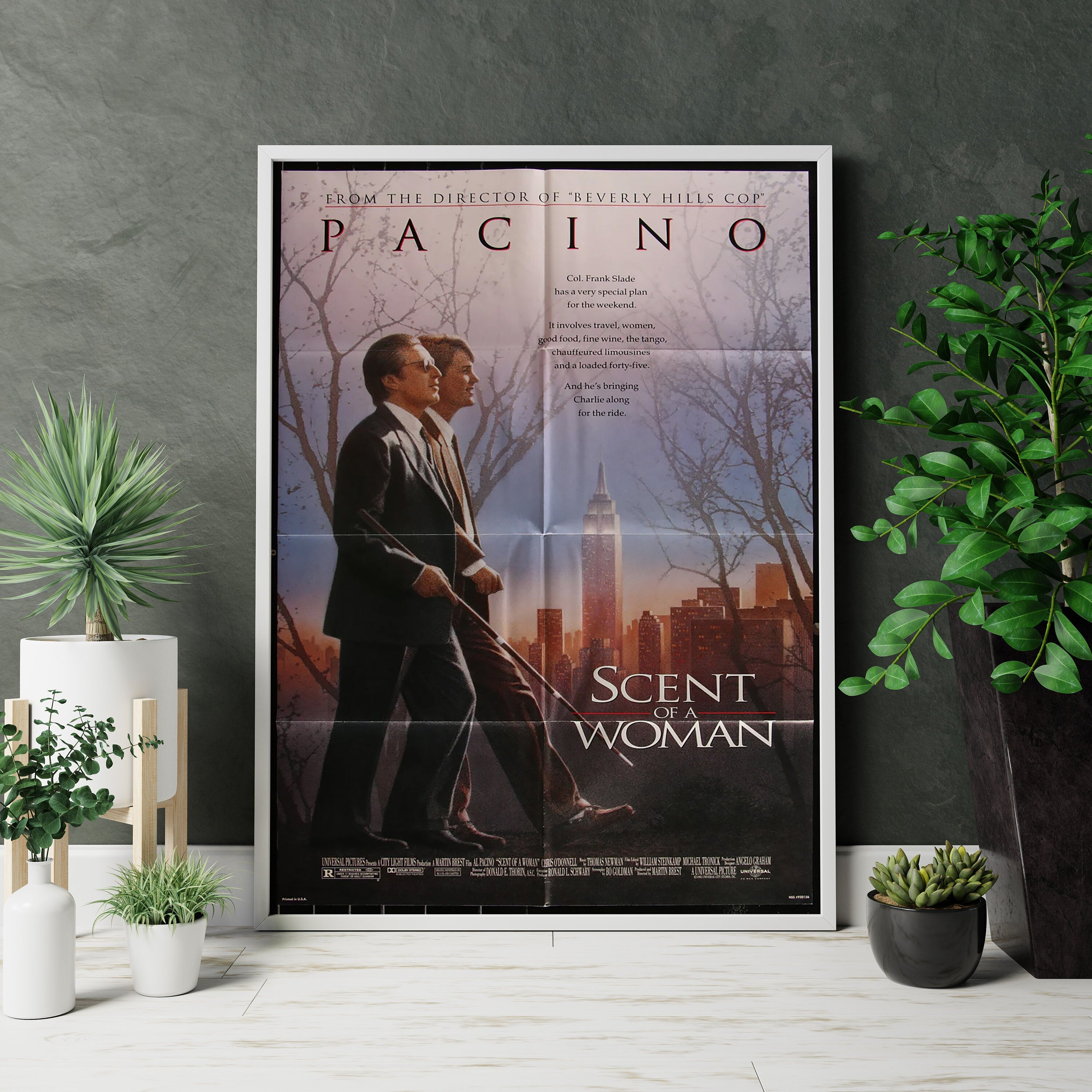 1992 Scent Of A Woman Retro Movie Canvas Poster