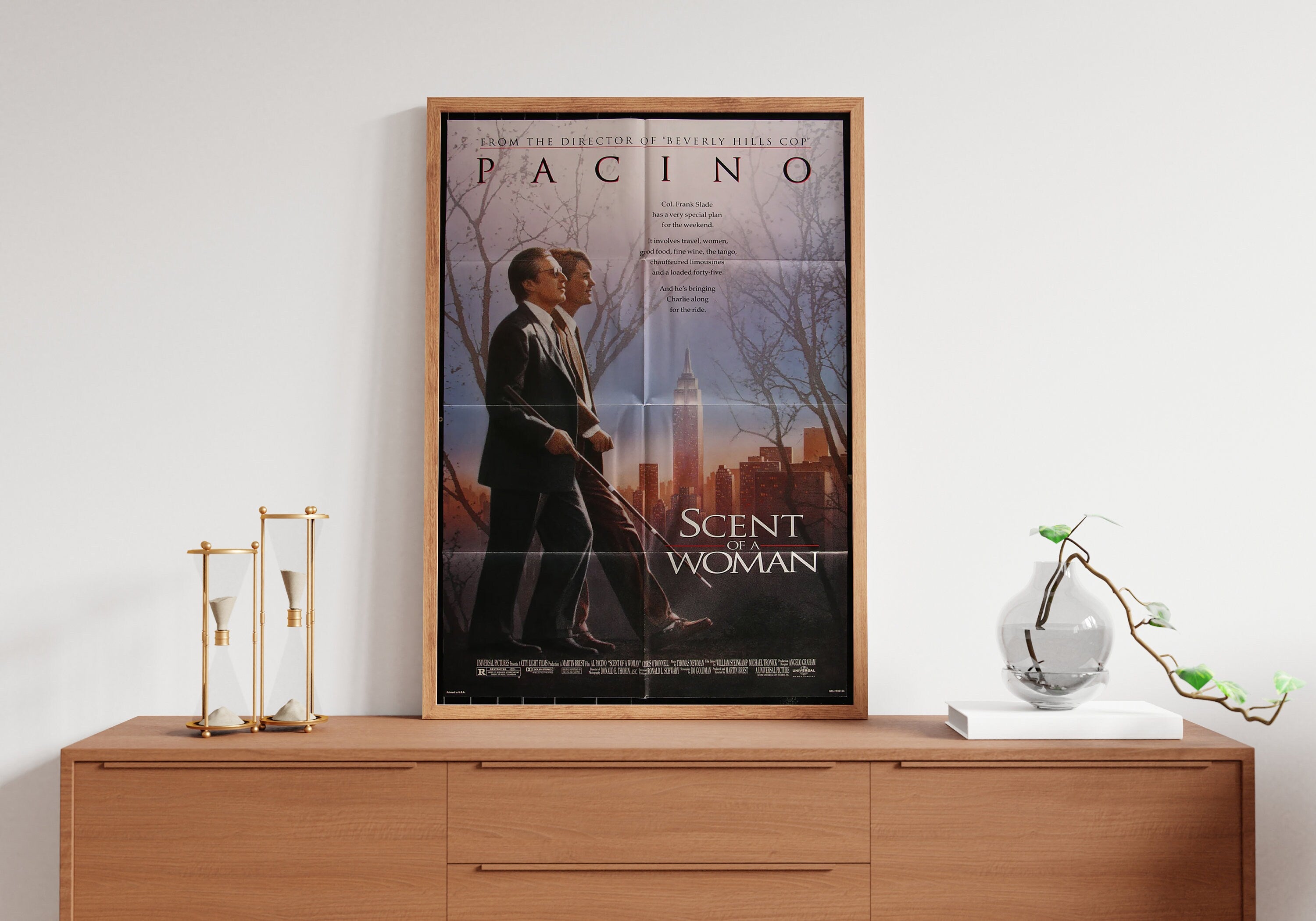 1992 Scent Of A Woman Retro Movie Canvas Poster