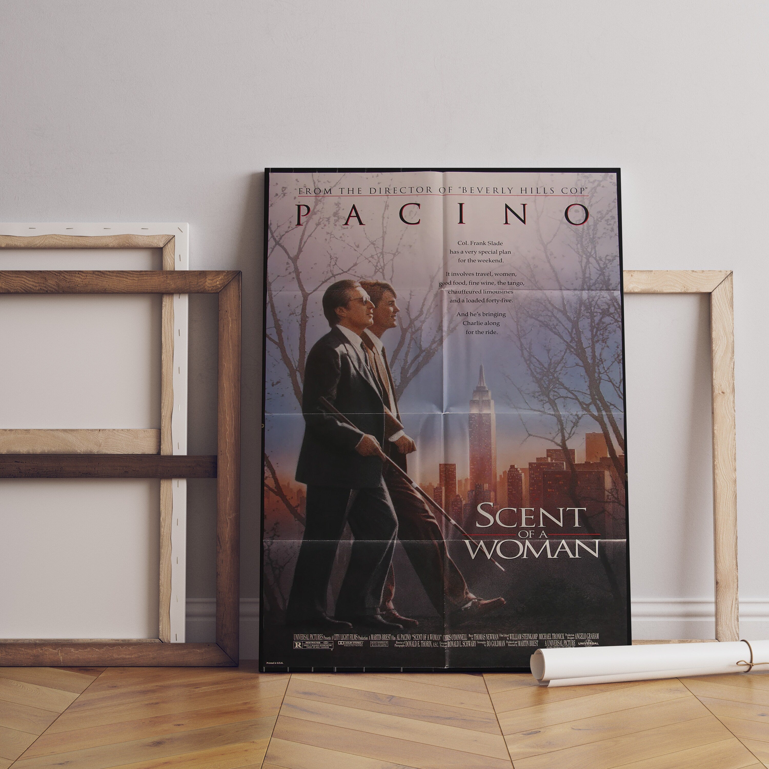 1992 Scent Of A Woman Retro Movie Canvas Poster