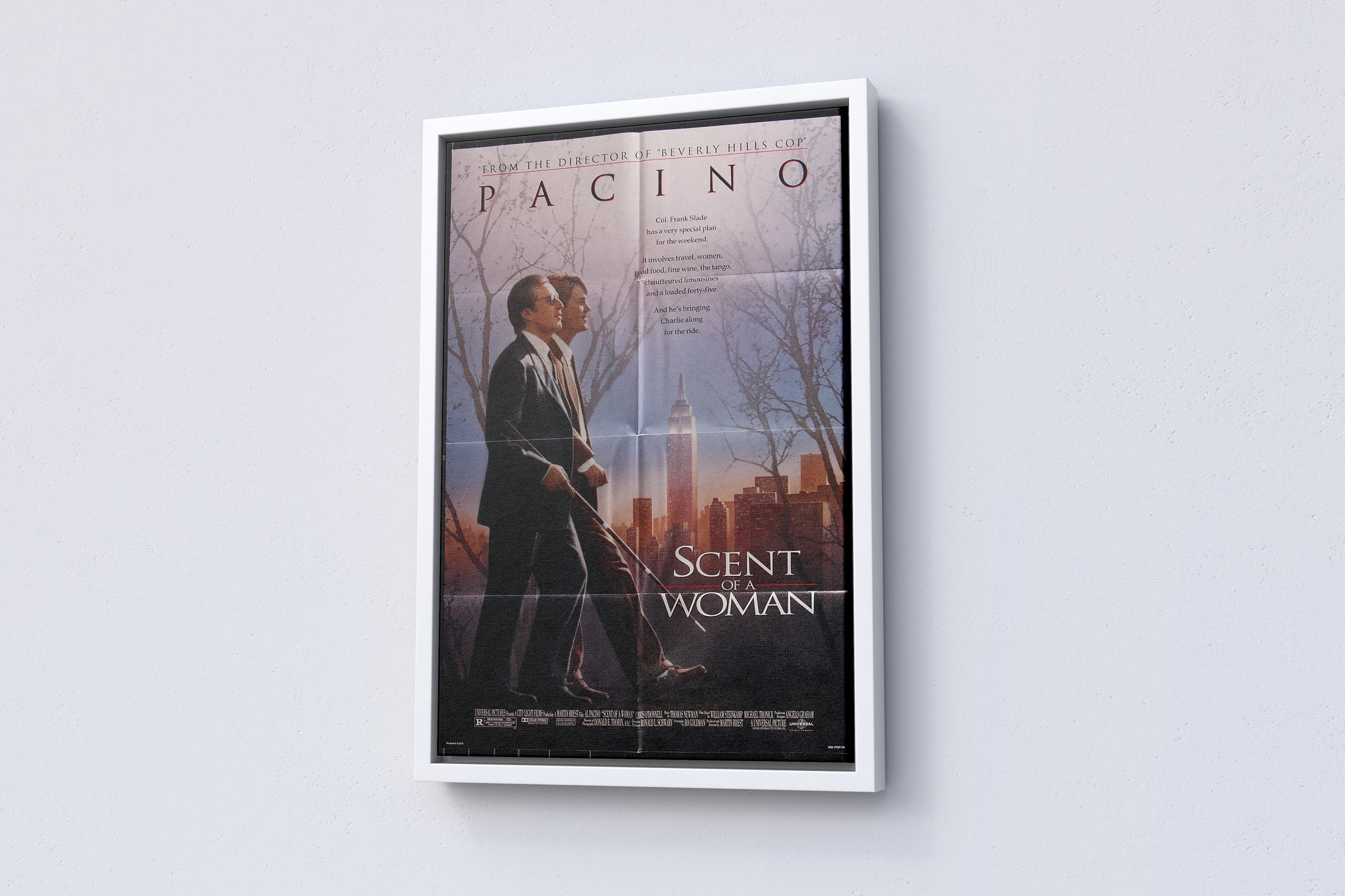 1992 Scent Of A Woman Retro Movie Canvas Poster