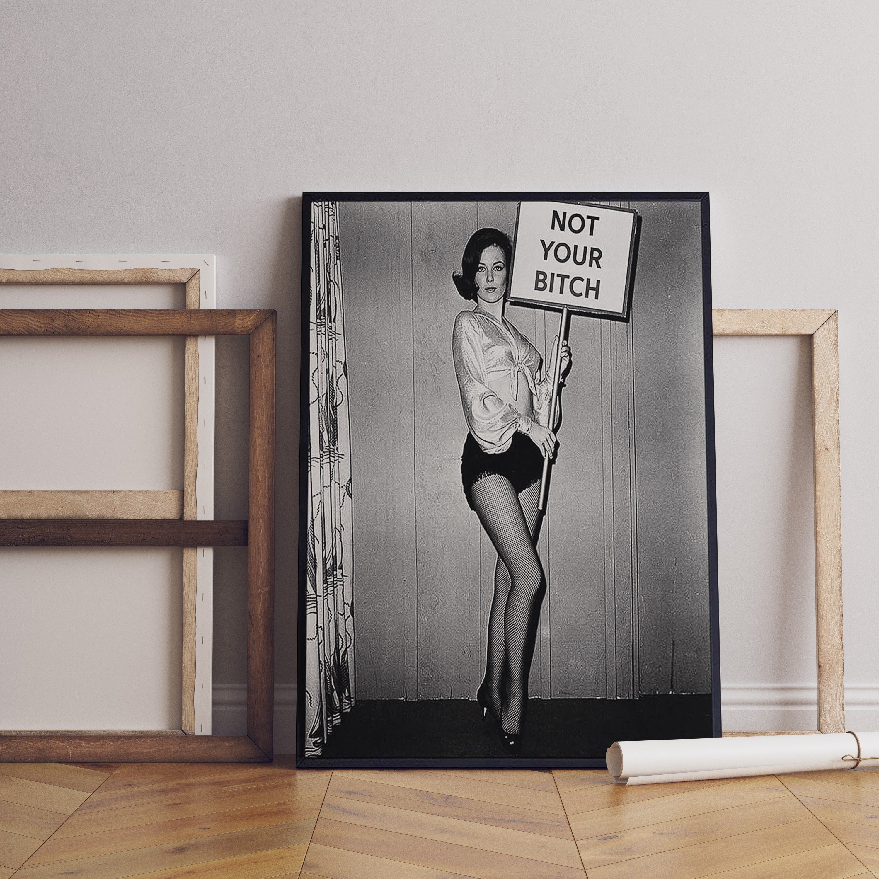 Feminist Women Attitudes Canvas Wall Art