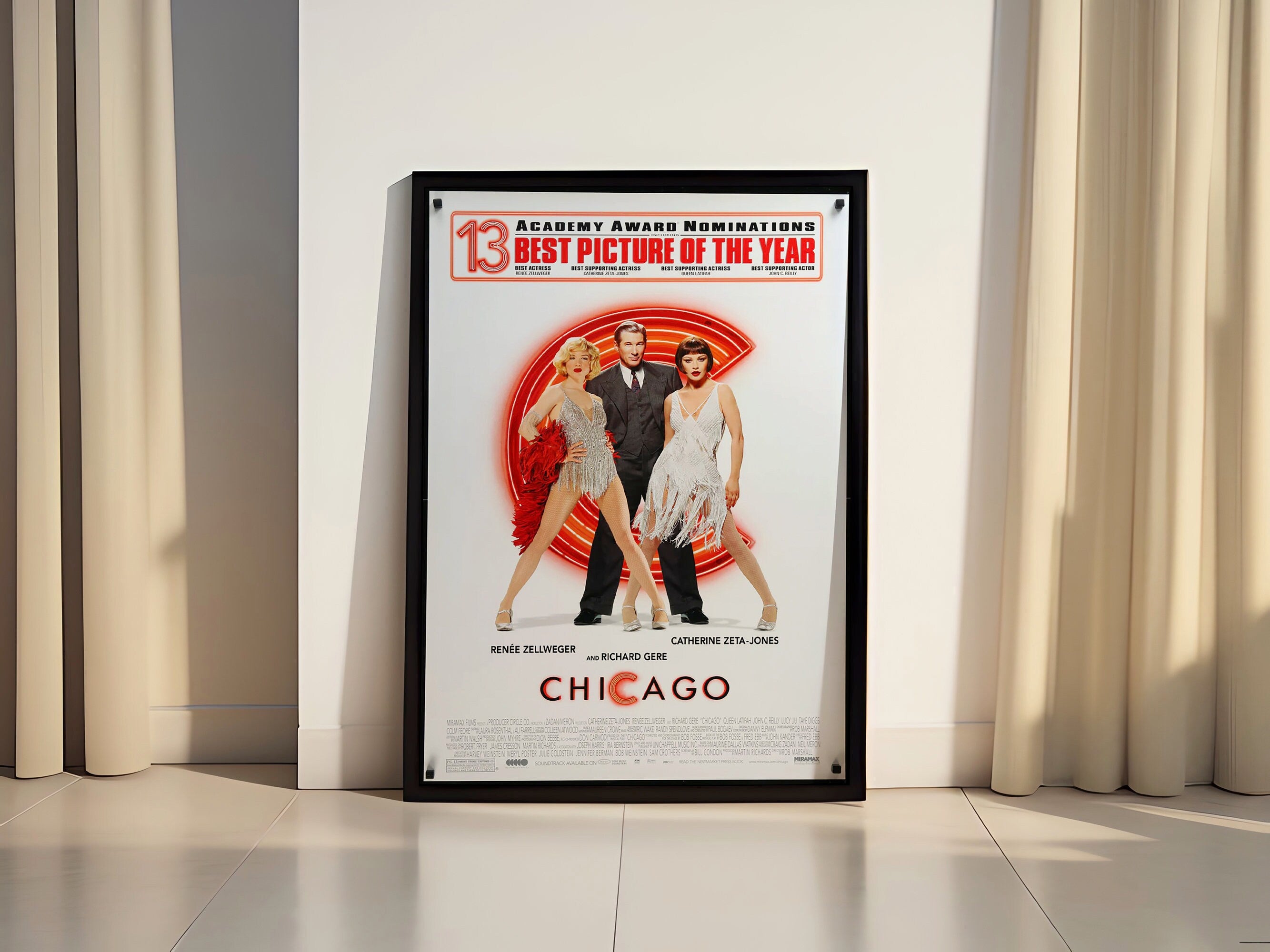 The CHICAGO  Movie Canvas Poster