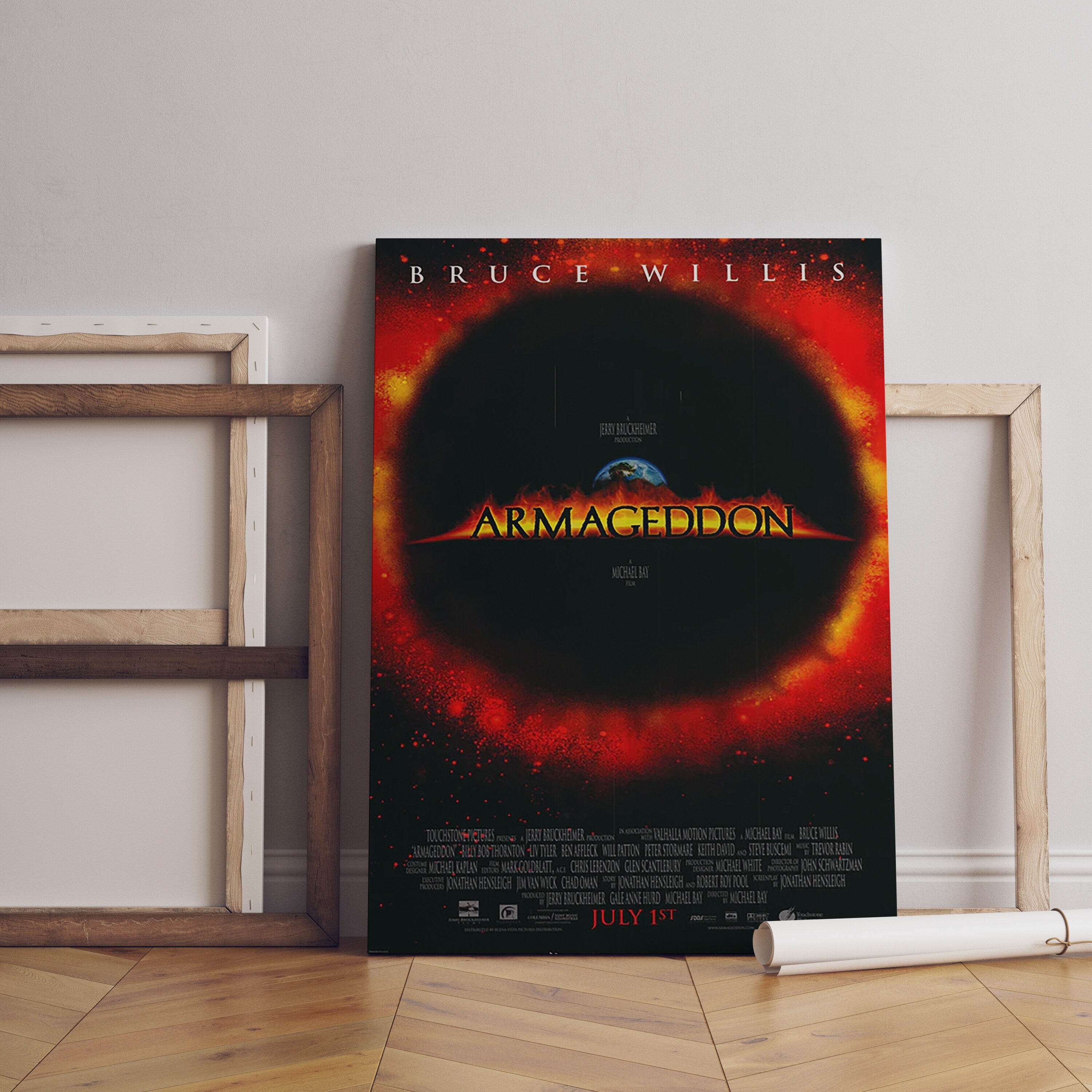 1998 Armageddon Movie Canvas Poster