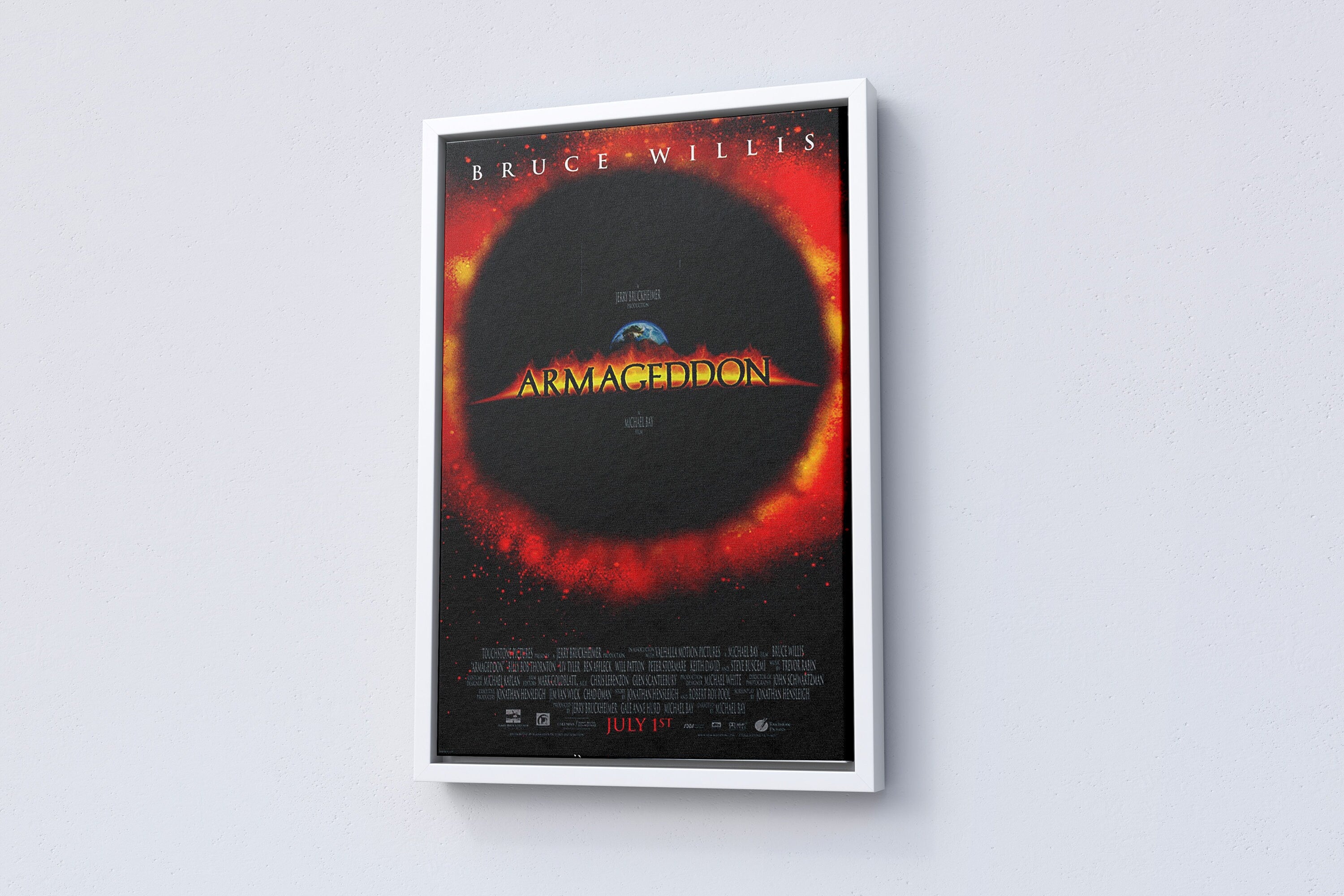 1998 Armageddon Movie Canvas Poster