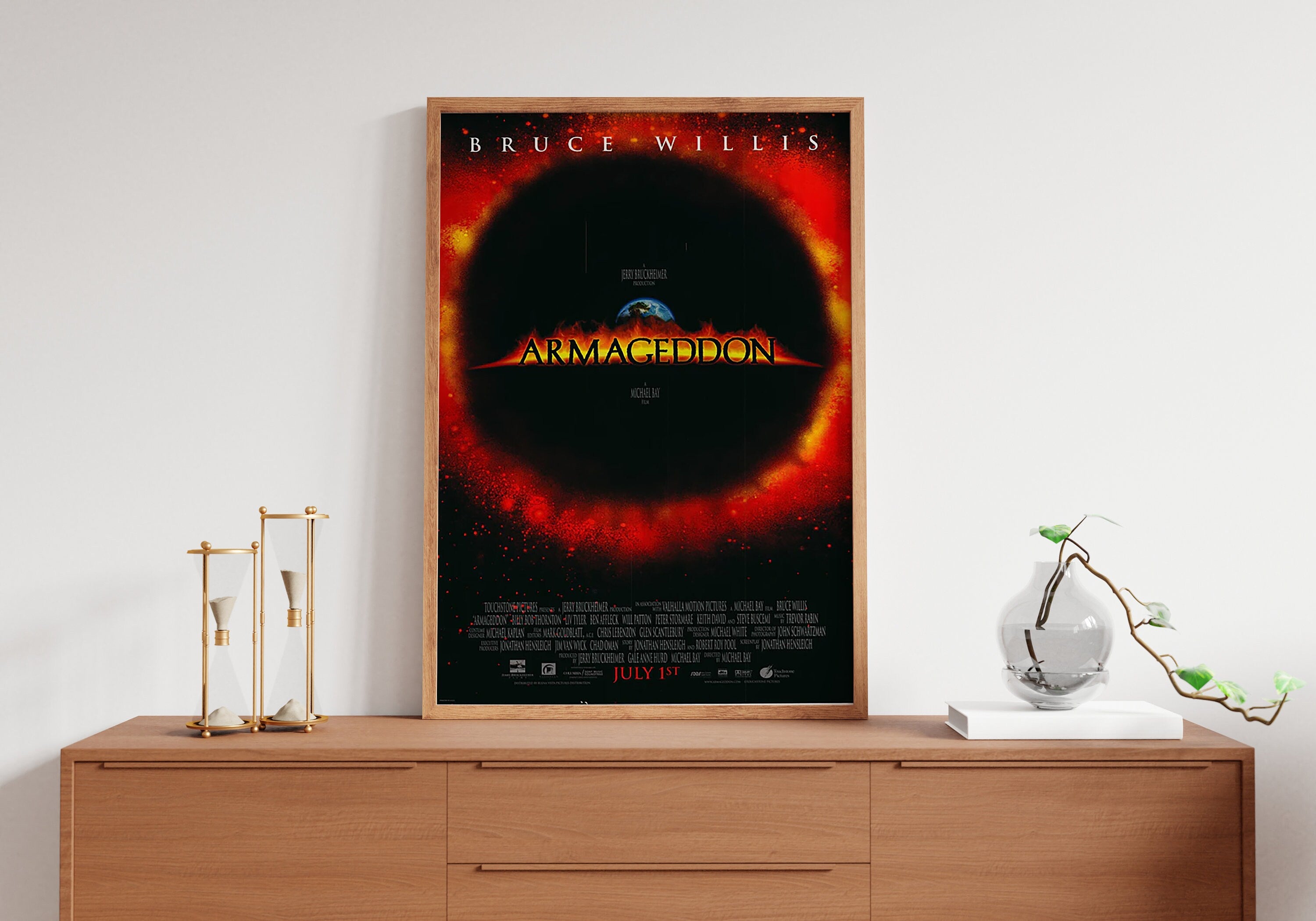 1998 Armageddon Movie Canvas Poster