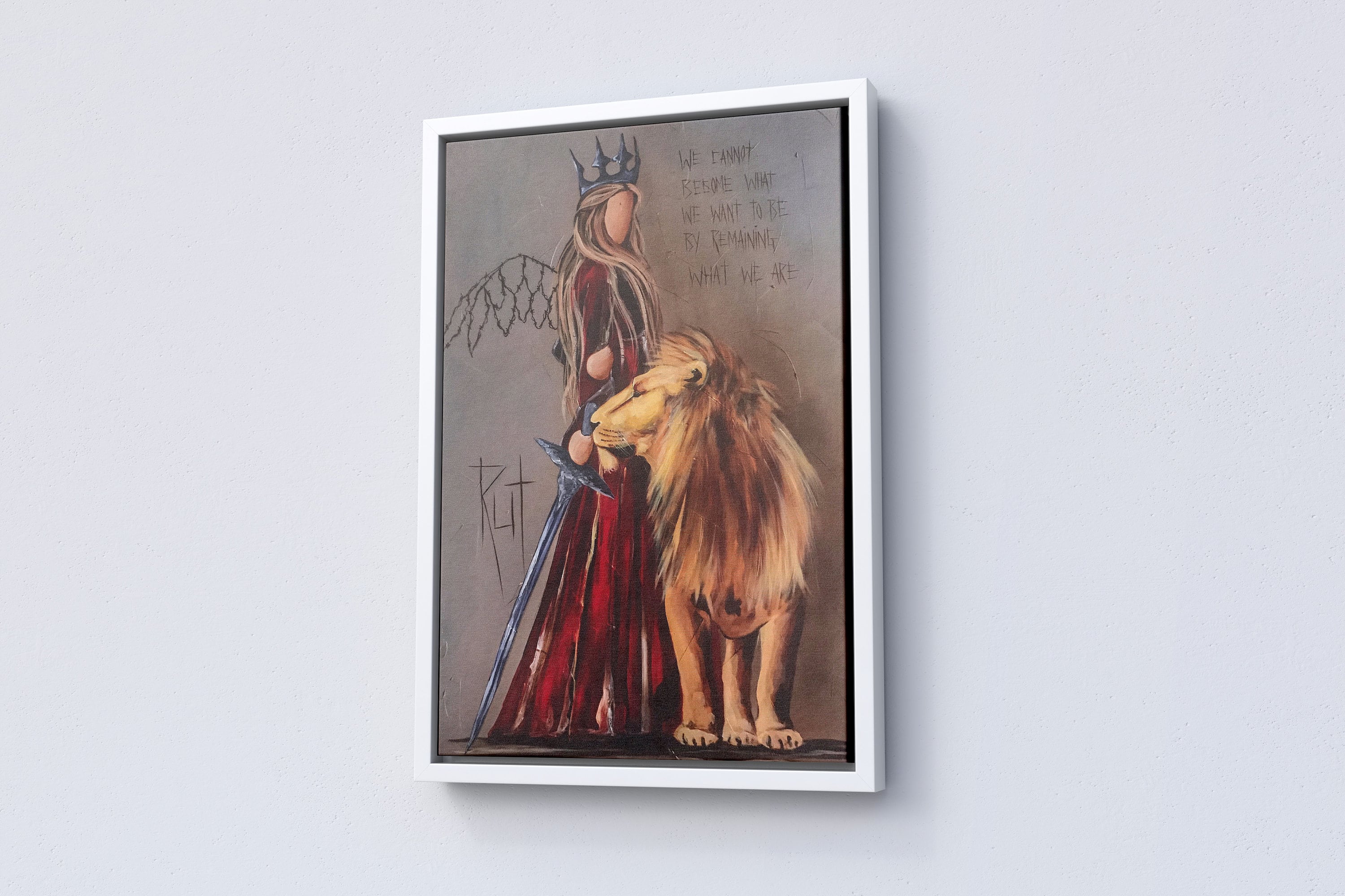 Rut Angel Canvas Wall Art