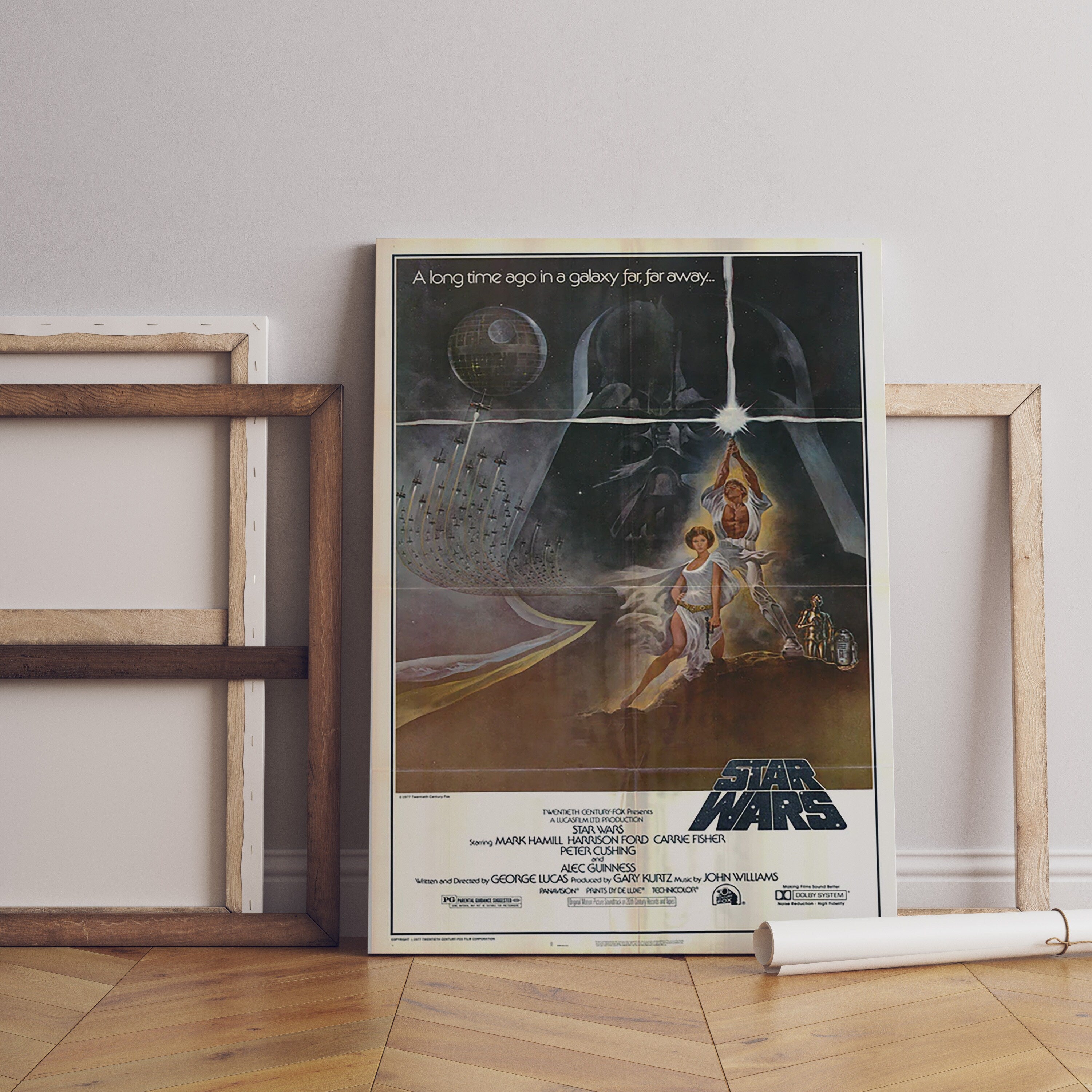 1977 StarWars Movie Canvas Poster