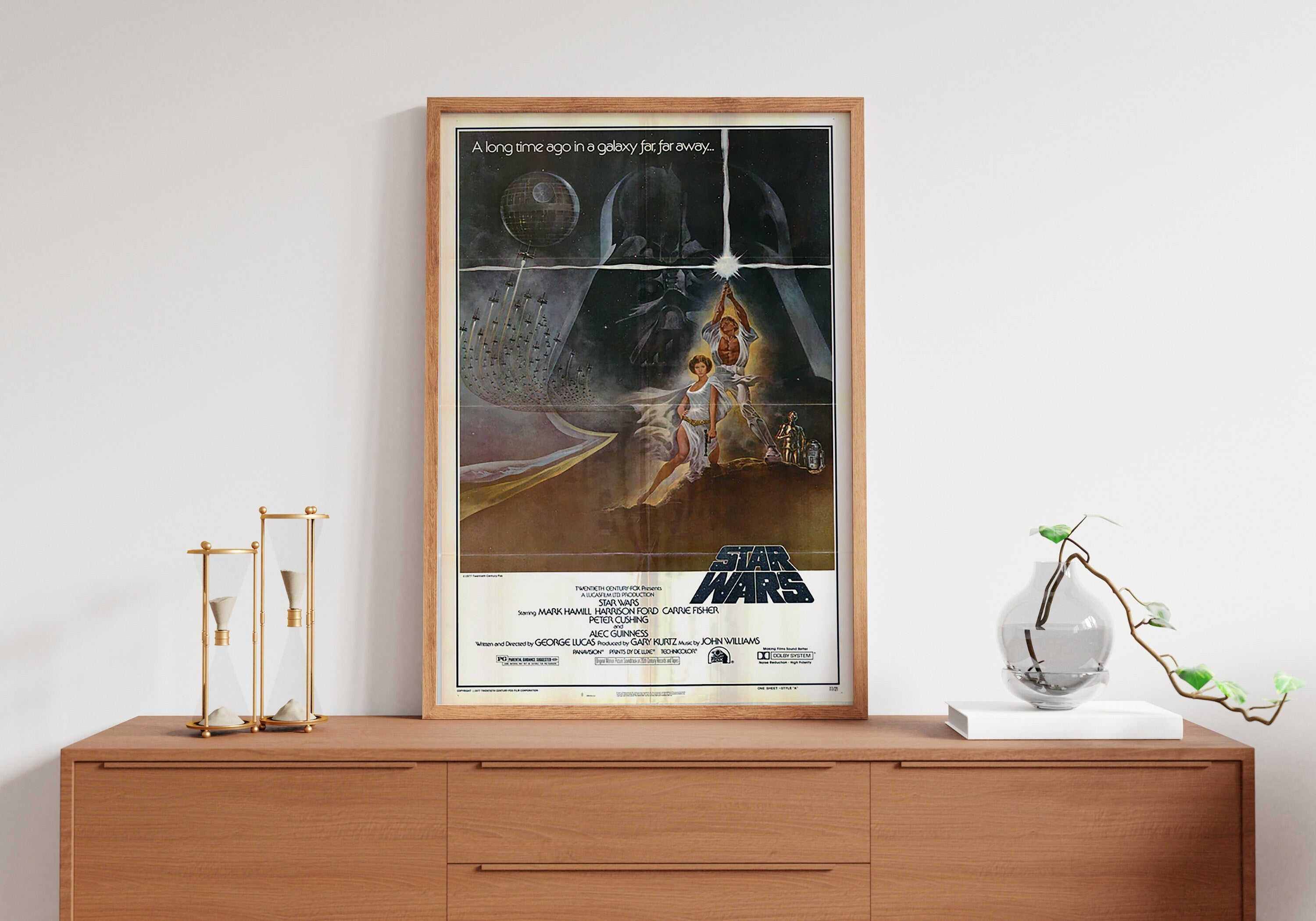 1977 StarWars Movie Canvas Poster